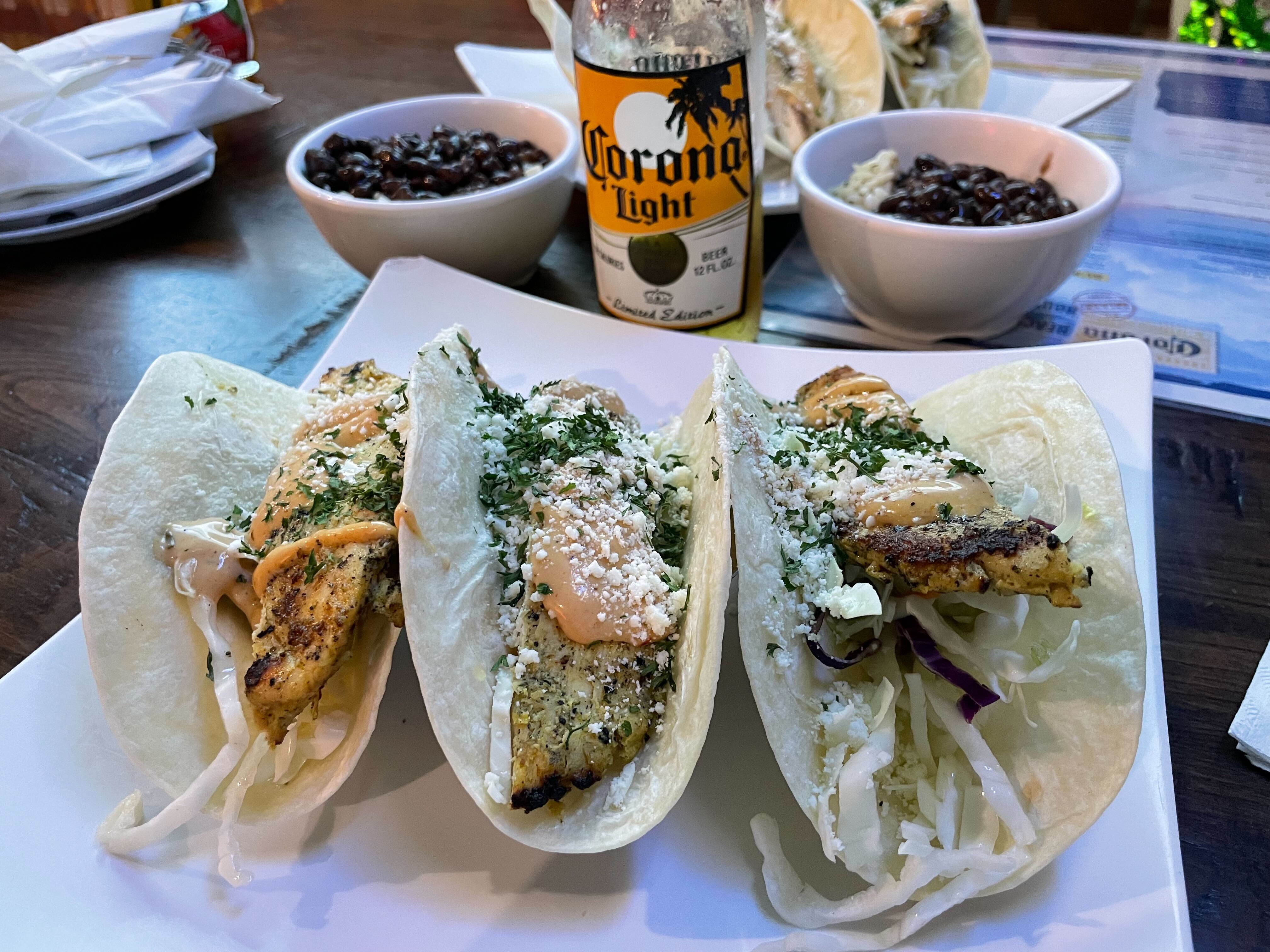 Corona Beach House MIA tacos