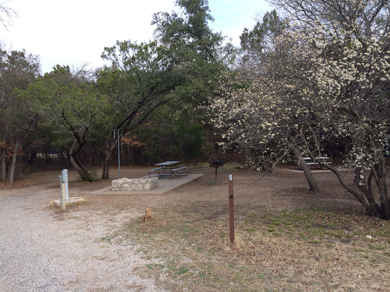 Dinosaur Valley State Park Campsite