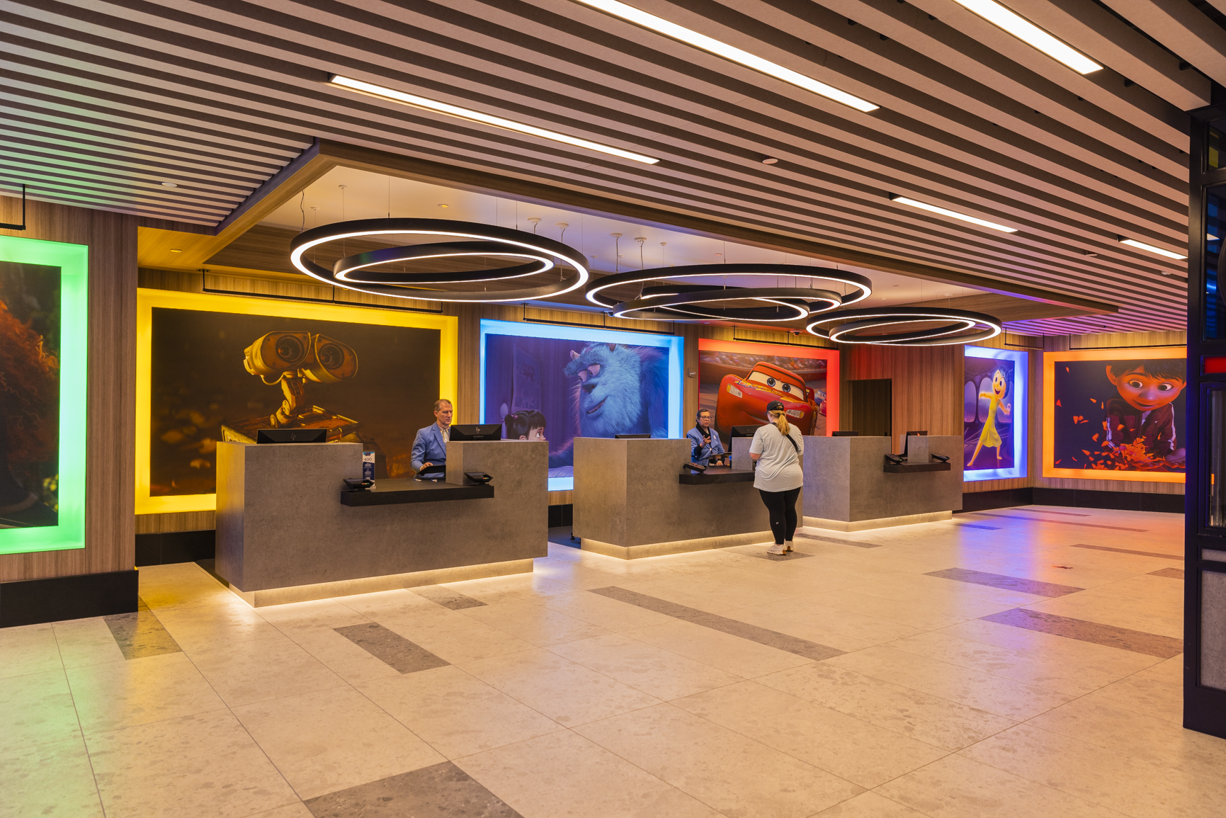 Disney Pixar Disneyland front desk