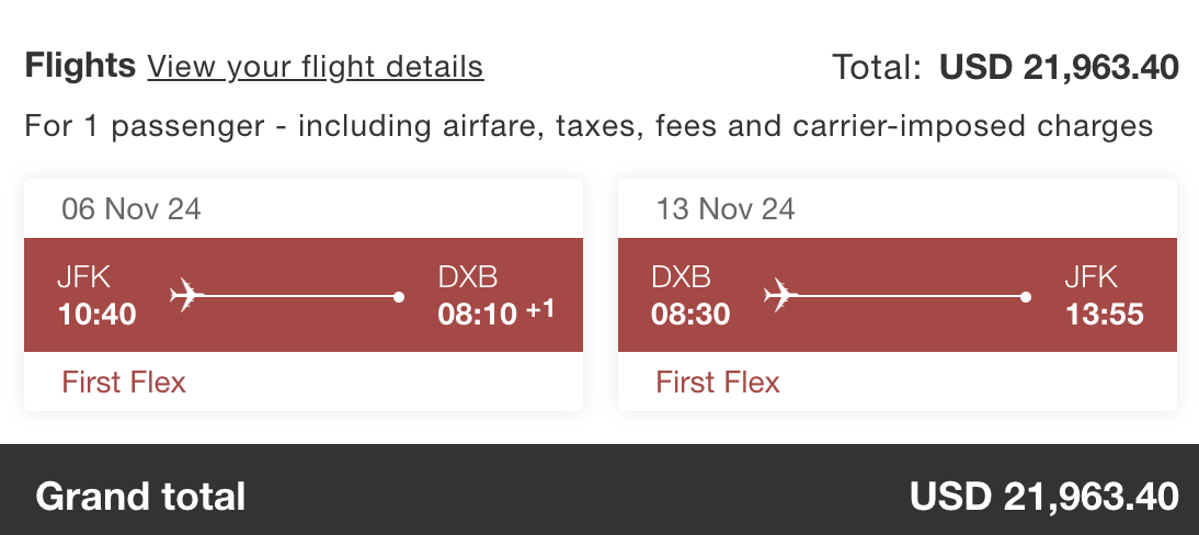 EK first flight JFK DXB 1 EK first flight JFK DXB 1