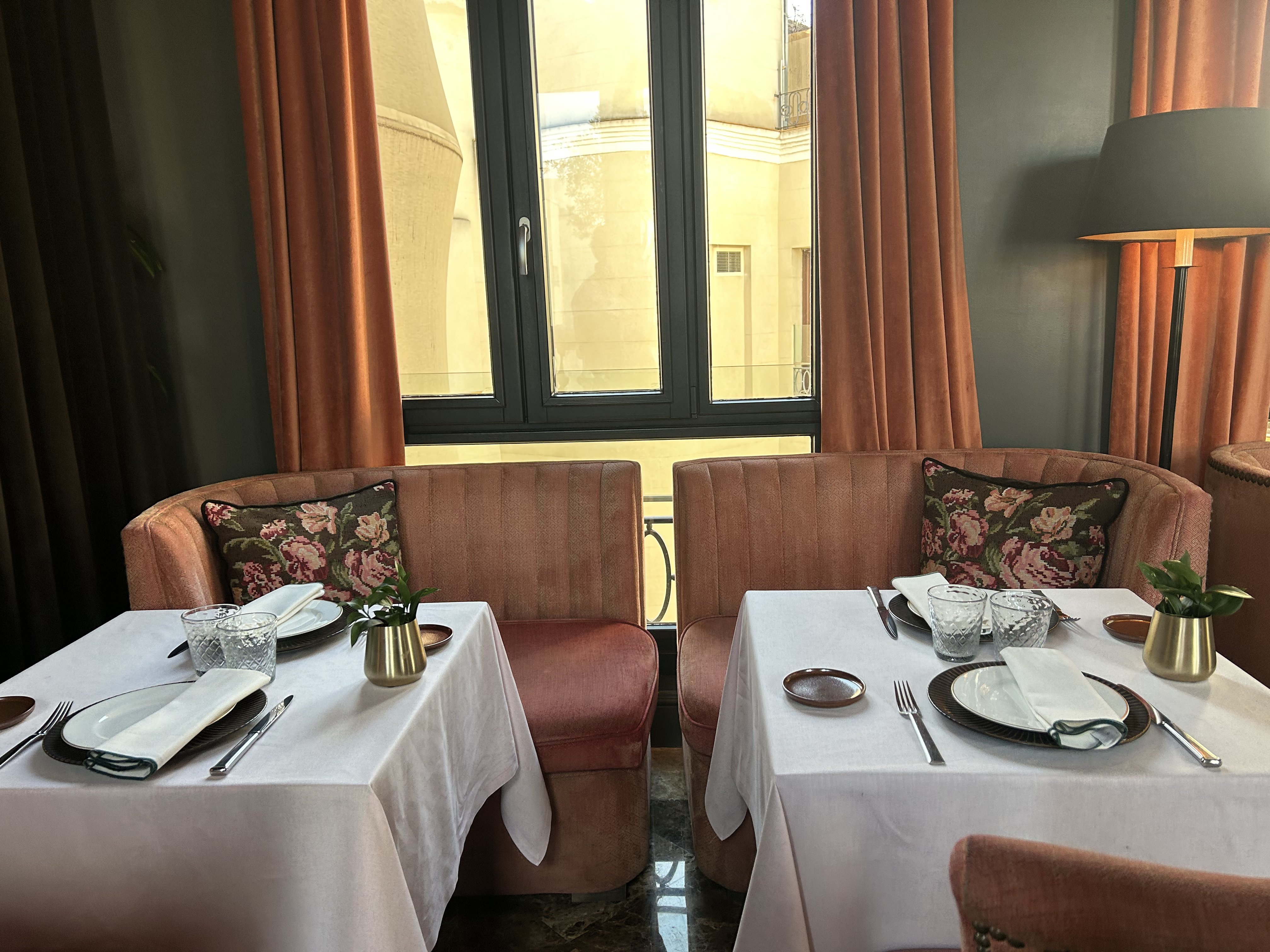 The Principal Madrid El Atico tables The Principal Madrid El Atico tables