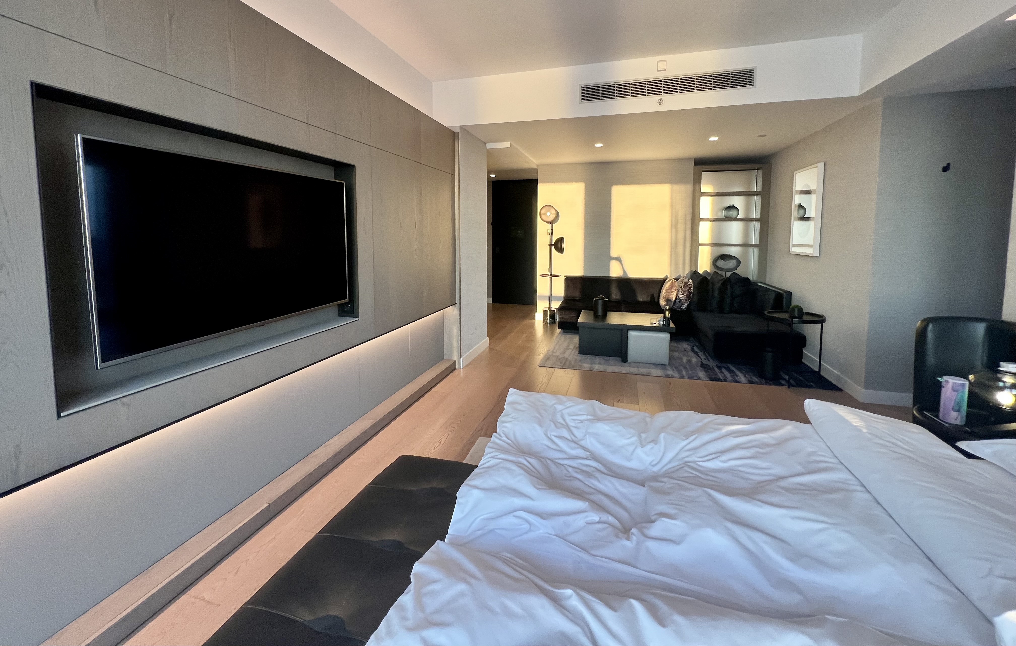Equinox Hotel NYC Junior Suite wide angle view