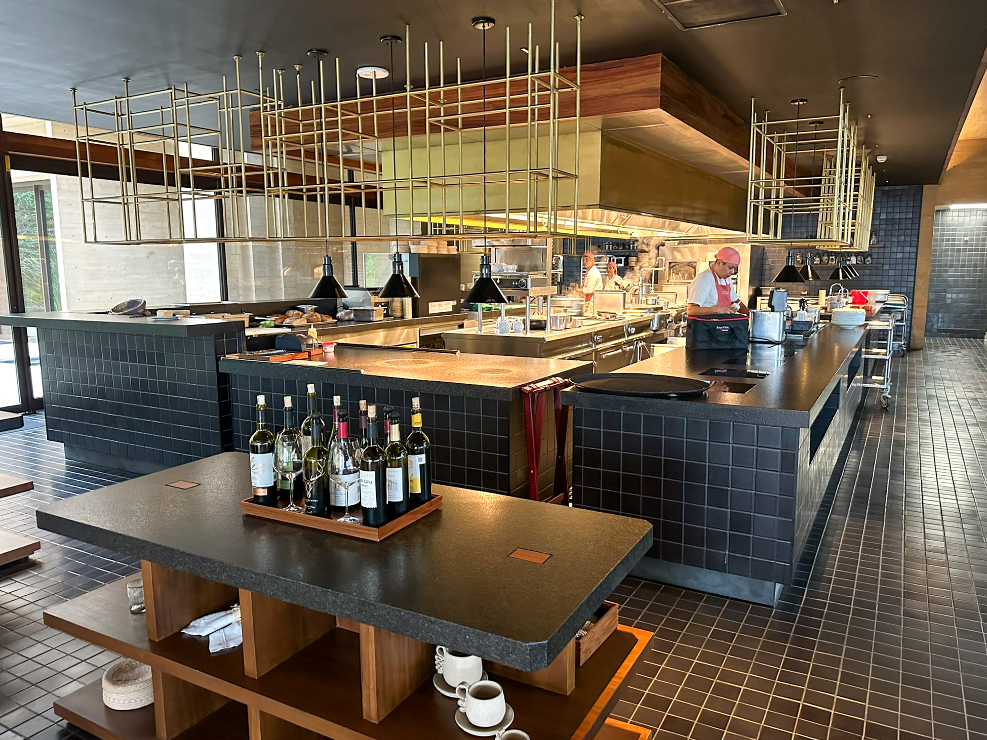 Four Seasons Tamarindo Coyul open kitchen Four Seasons Tamarindo Coyul open kitchen