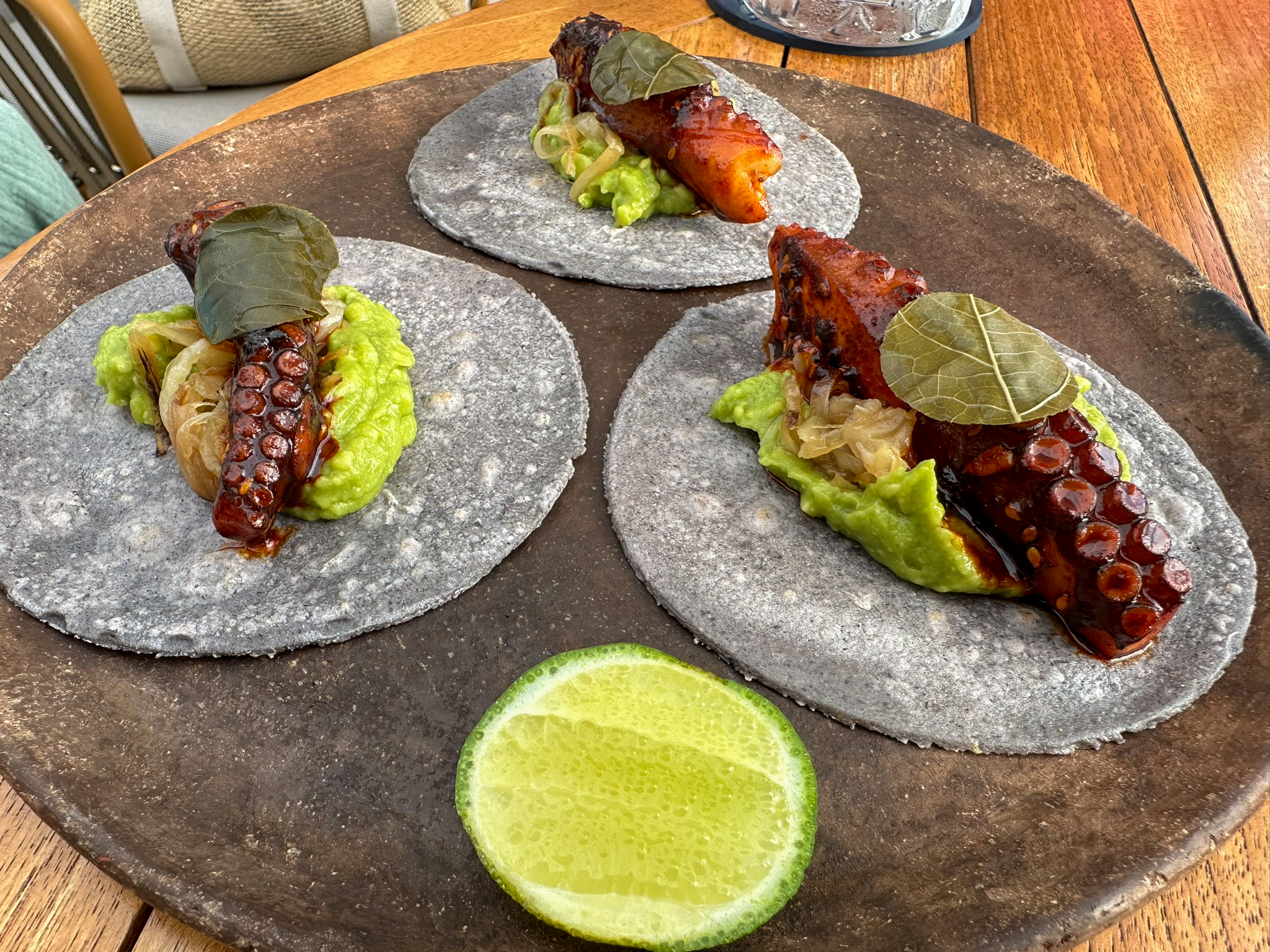 Four Seasons Tamarindo Nacho Taqueria taco de pulpo Four Seasons Tamarindo Nacho Taqueria taco de pulpo