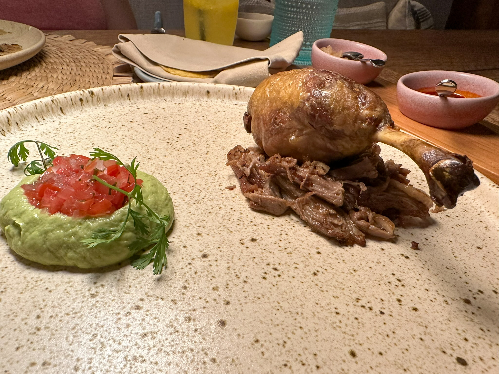 Four Seasons Tamarindo Sal duck carnitas Four Seasons Tamarindo Sal duck carnitas