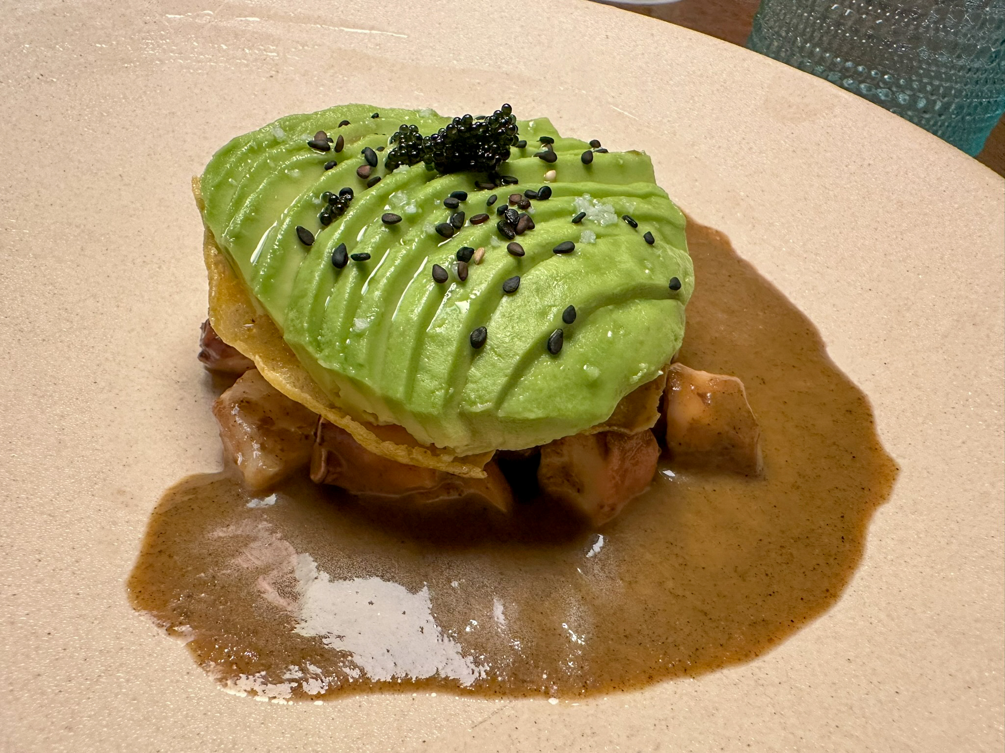 Four Seasons Tamarindo Sal octopus tostada Four Seasons Tamarindo Sal octopus tostada