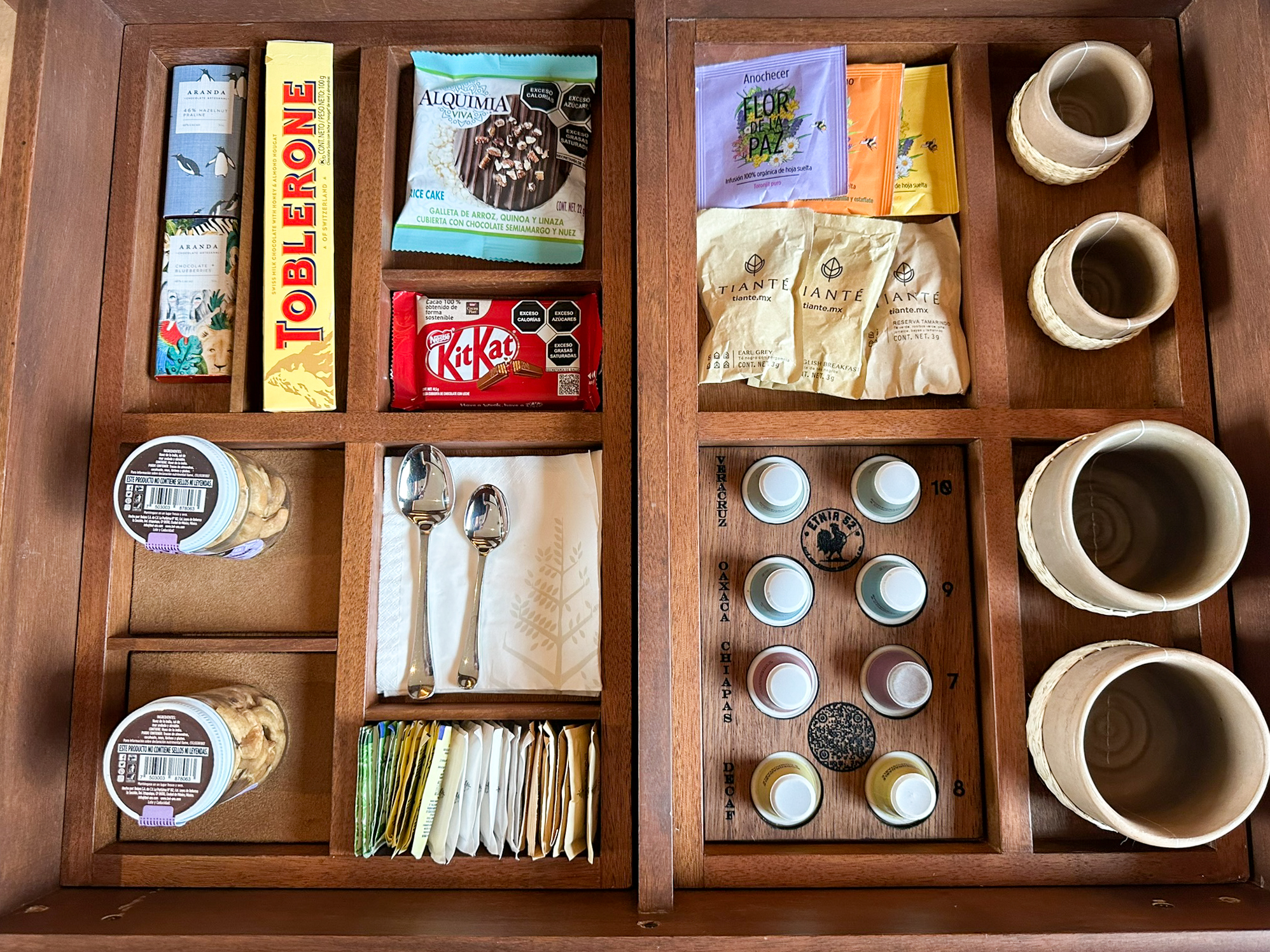 Four Seasons Tamarindo Suite coffee and tea Four Seasons Tamarindo Suite coffee and tea