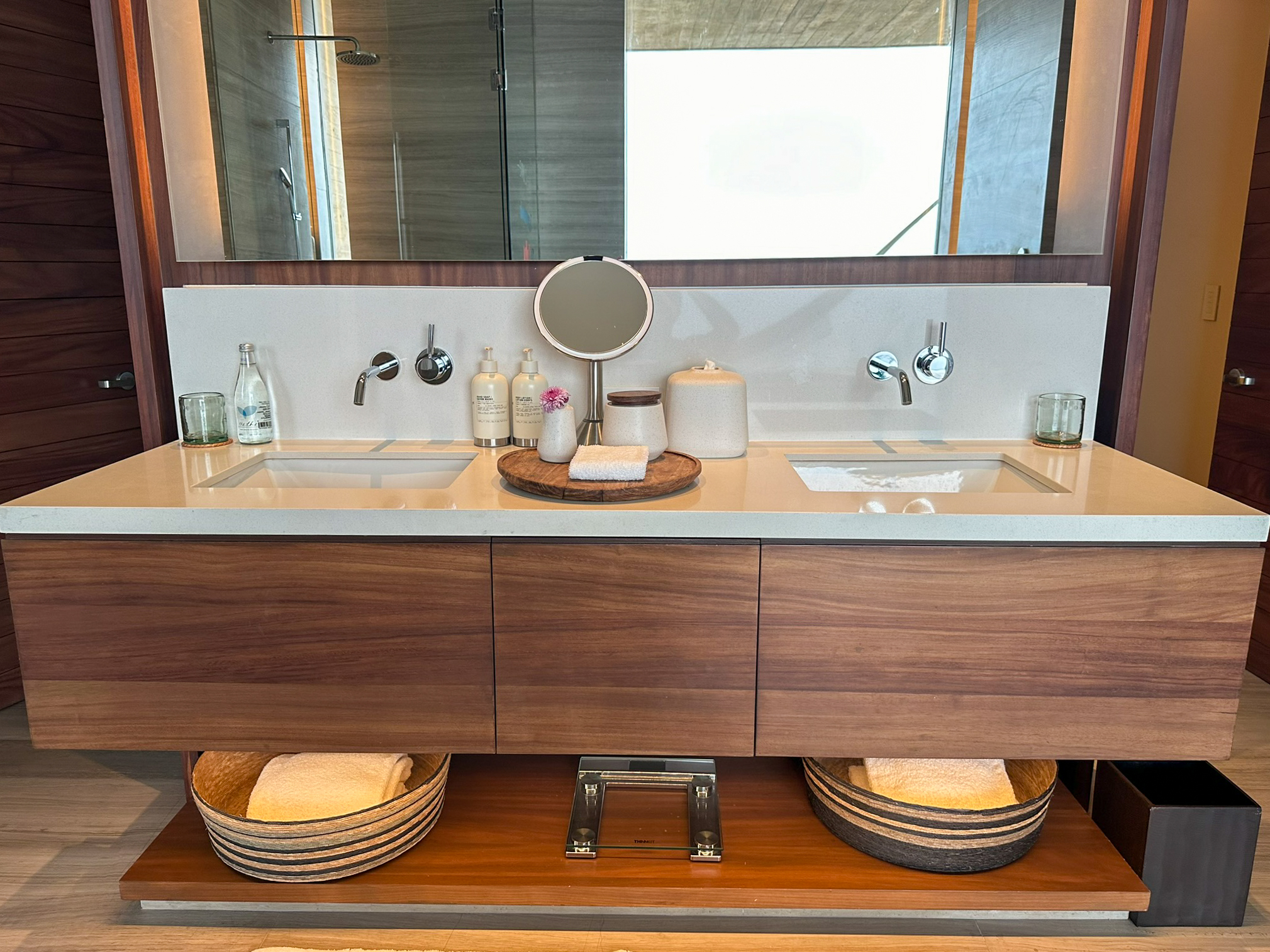Four Seasons Tamarindo Suite double vanity Four Seasons Tamarindo Suite double vanity