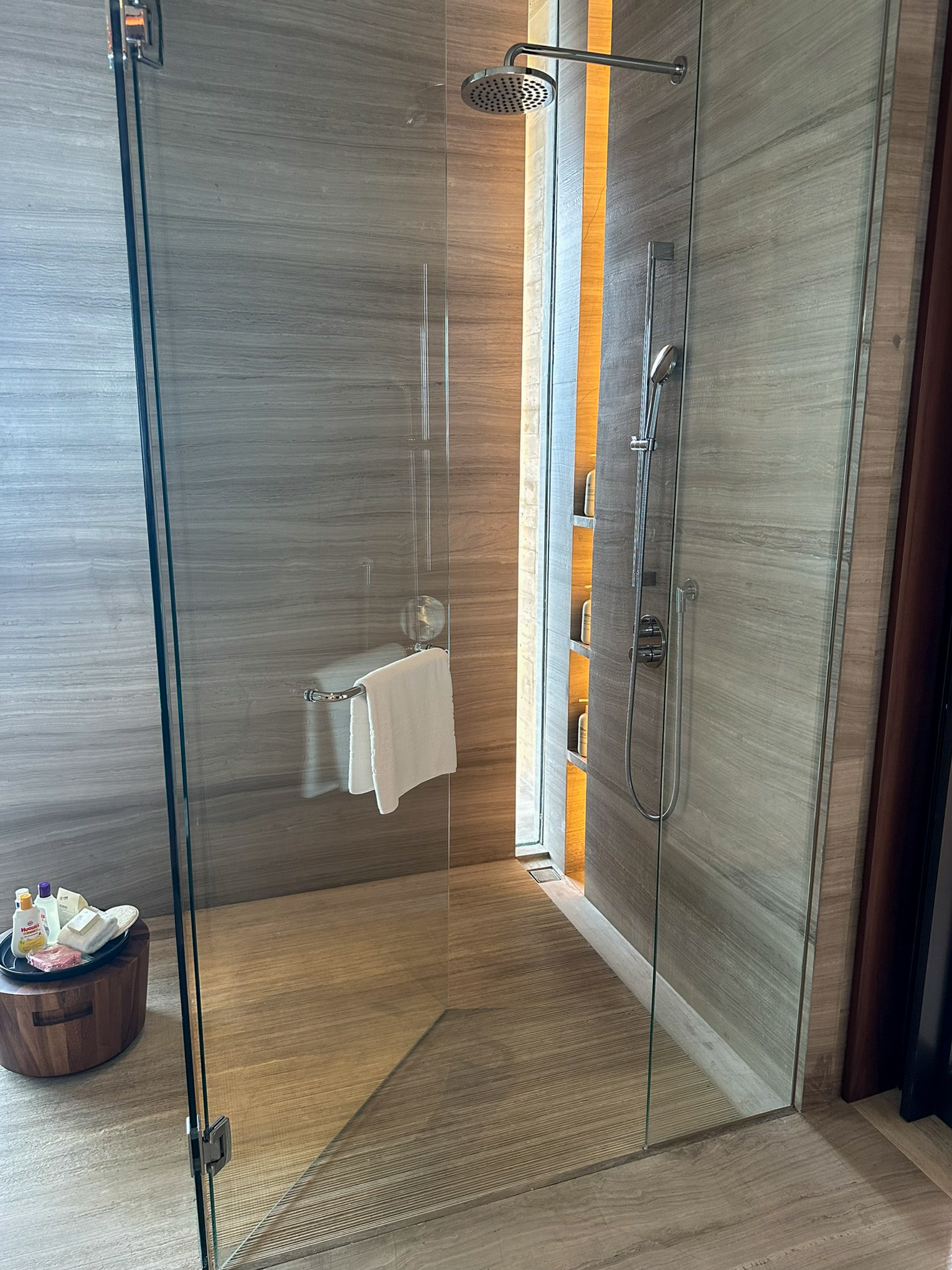 Four Seasons Tamarindo Suite walk in shower Four Seasons Tamarindo Suite walk in shower