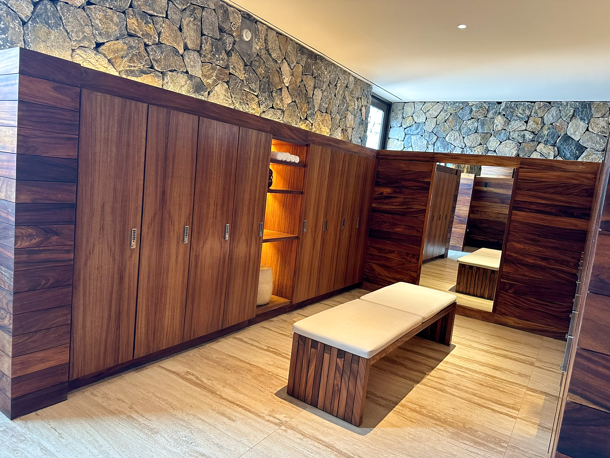 Four Seasons Tamarindo spa lockers Four Seasons Tamarindo spa lockers