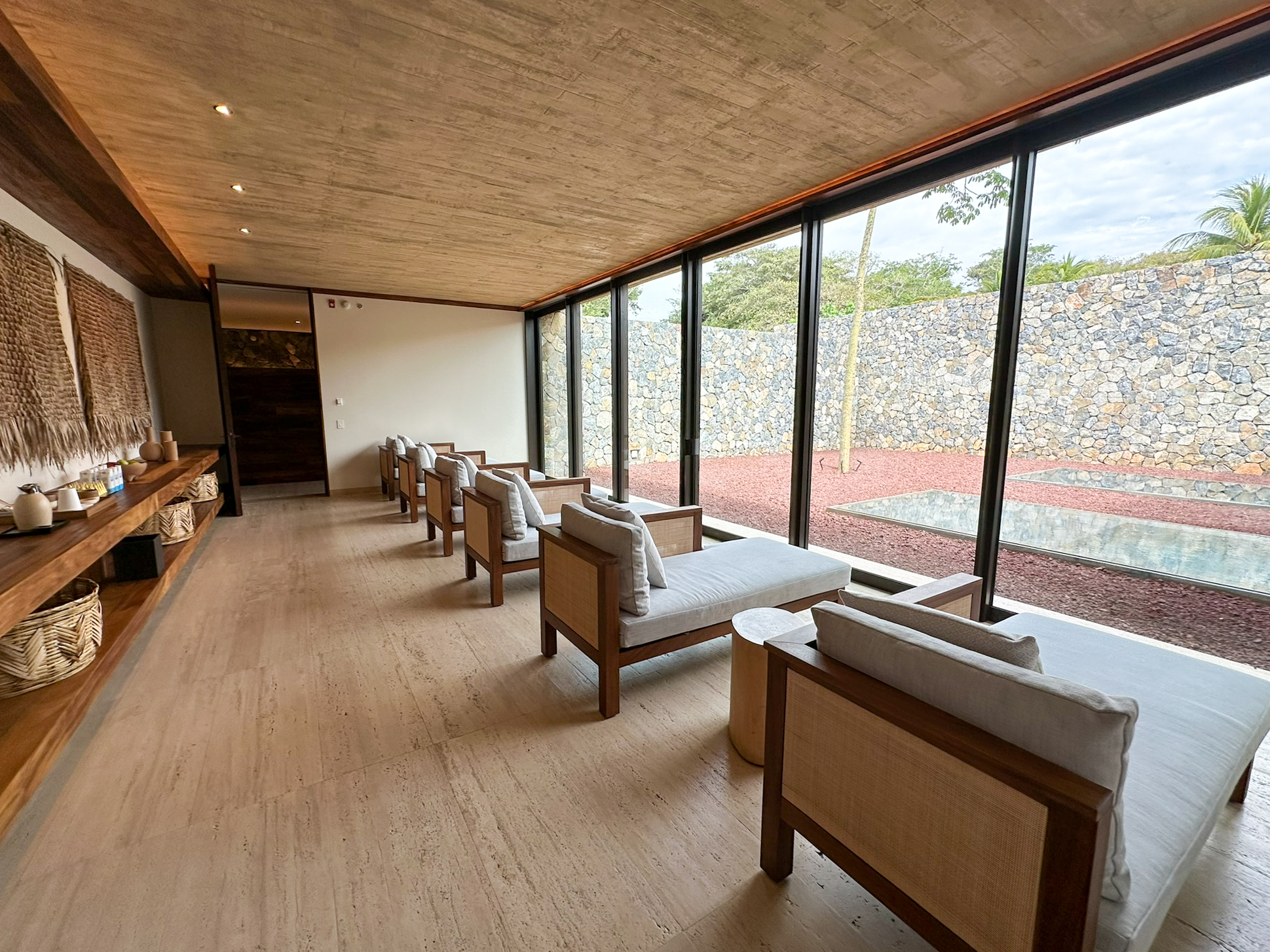 Four Seasons Tamarindo spa treatment waiting room Four Seasons Tamarindo spa treatment waiting room