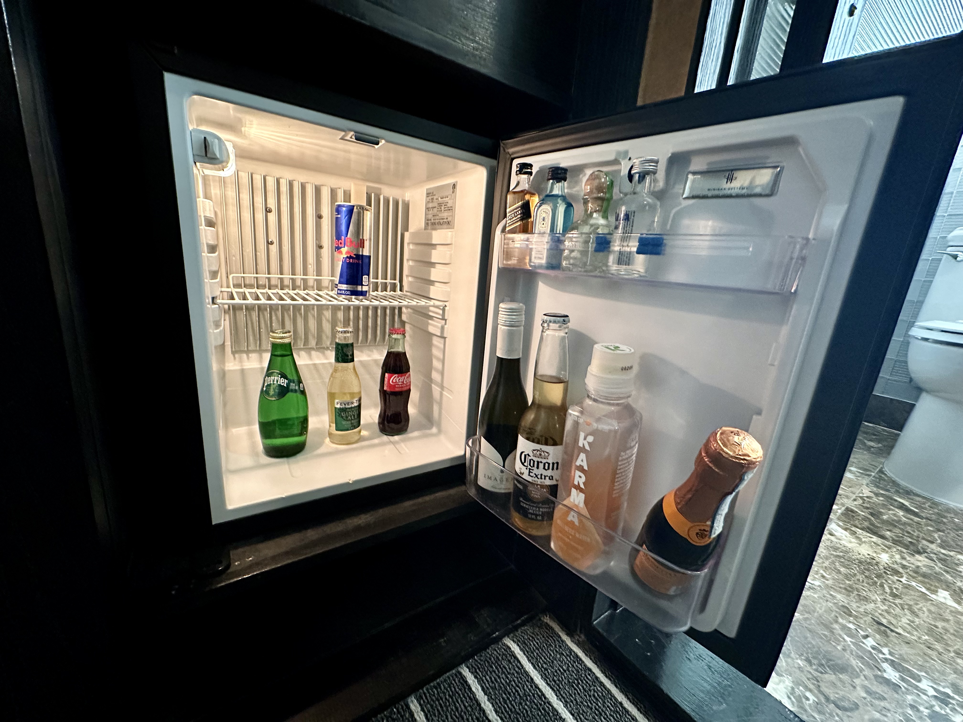 Gild Hall minibar Gild Hall minibar