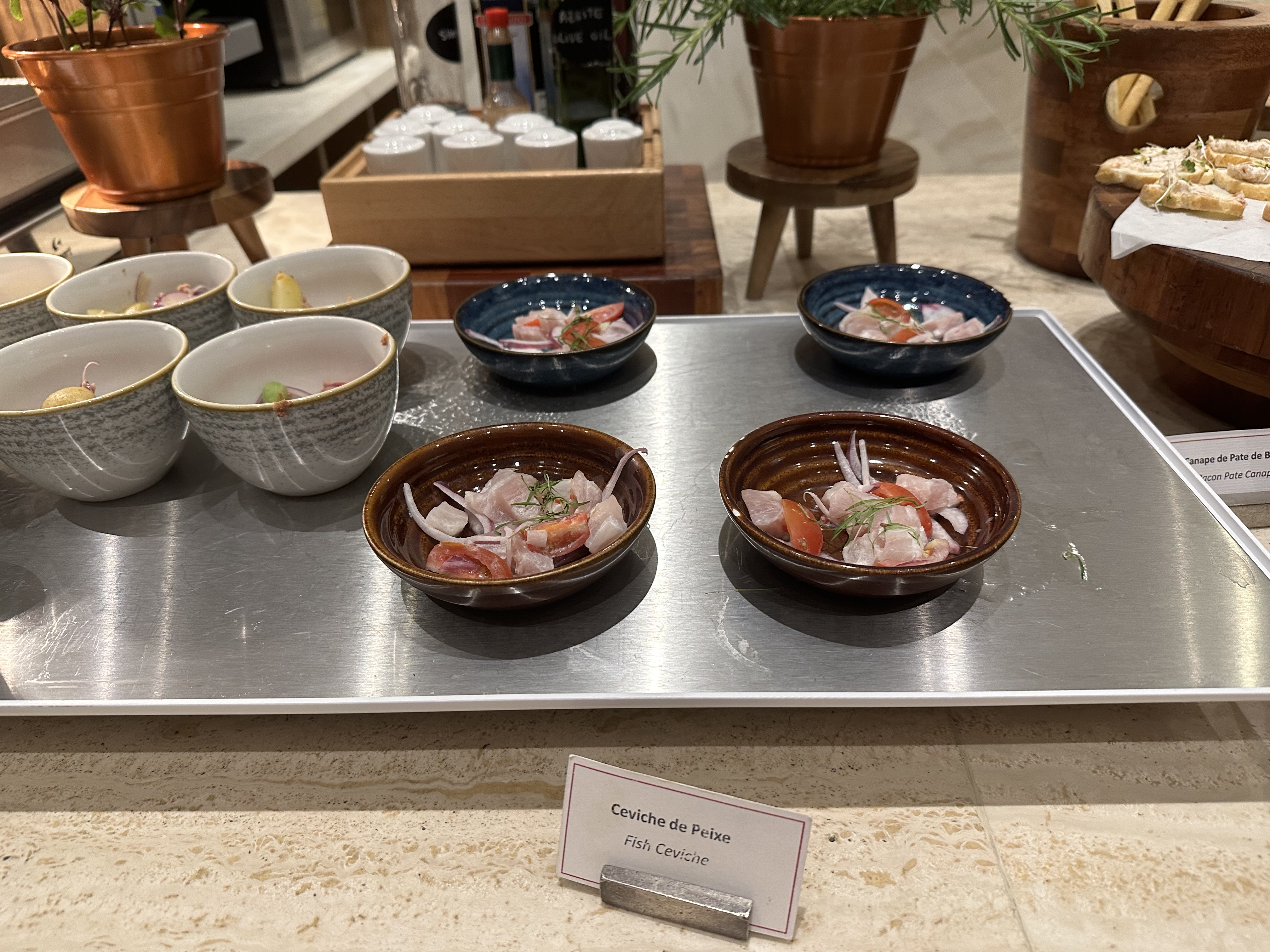 Grand Hyatt Sao Paulo lounge club happy hour ceviche