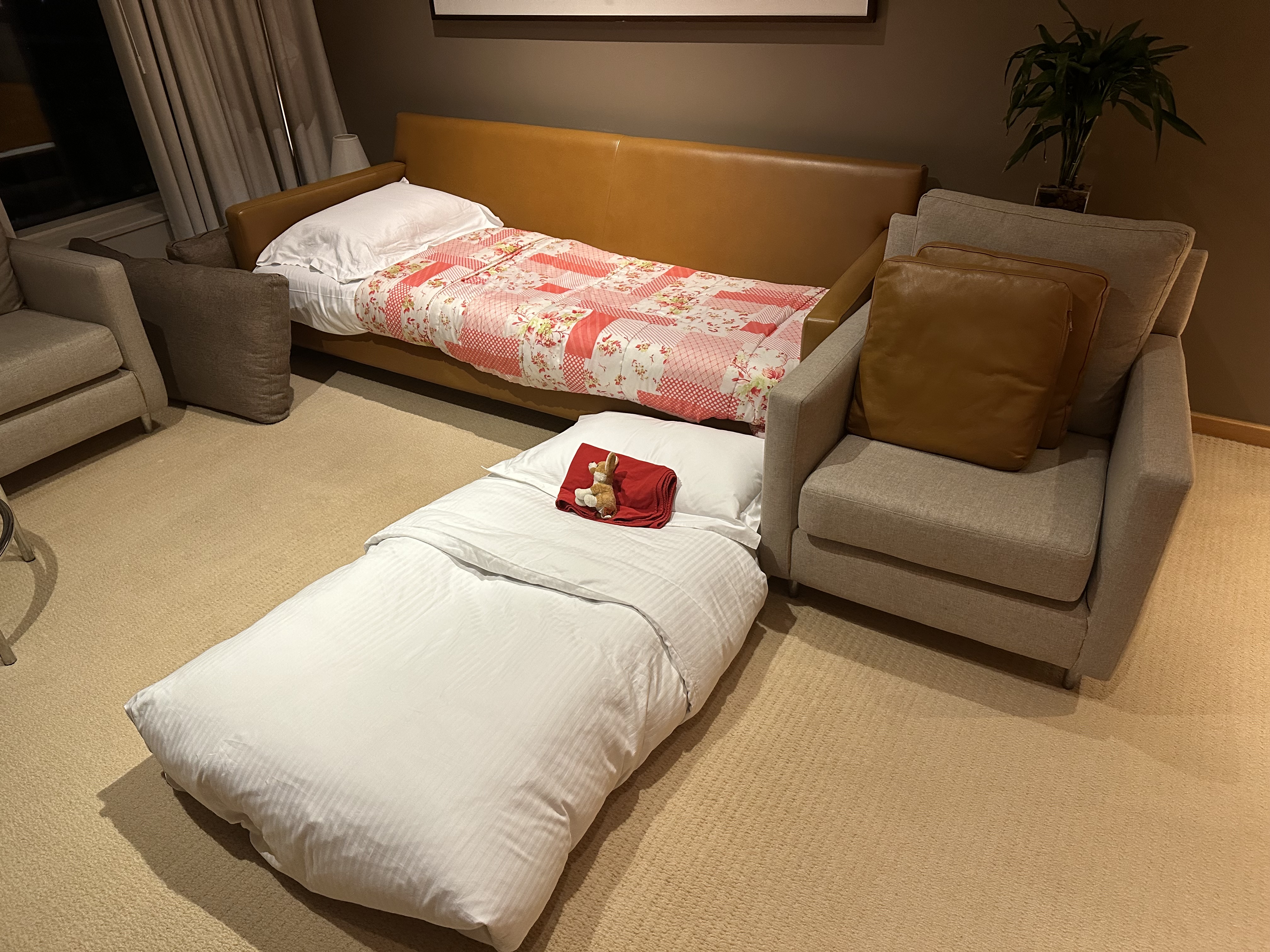 Grand Hyatt Sao Paulo sofa bed