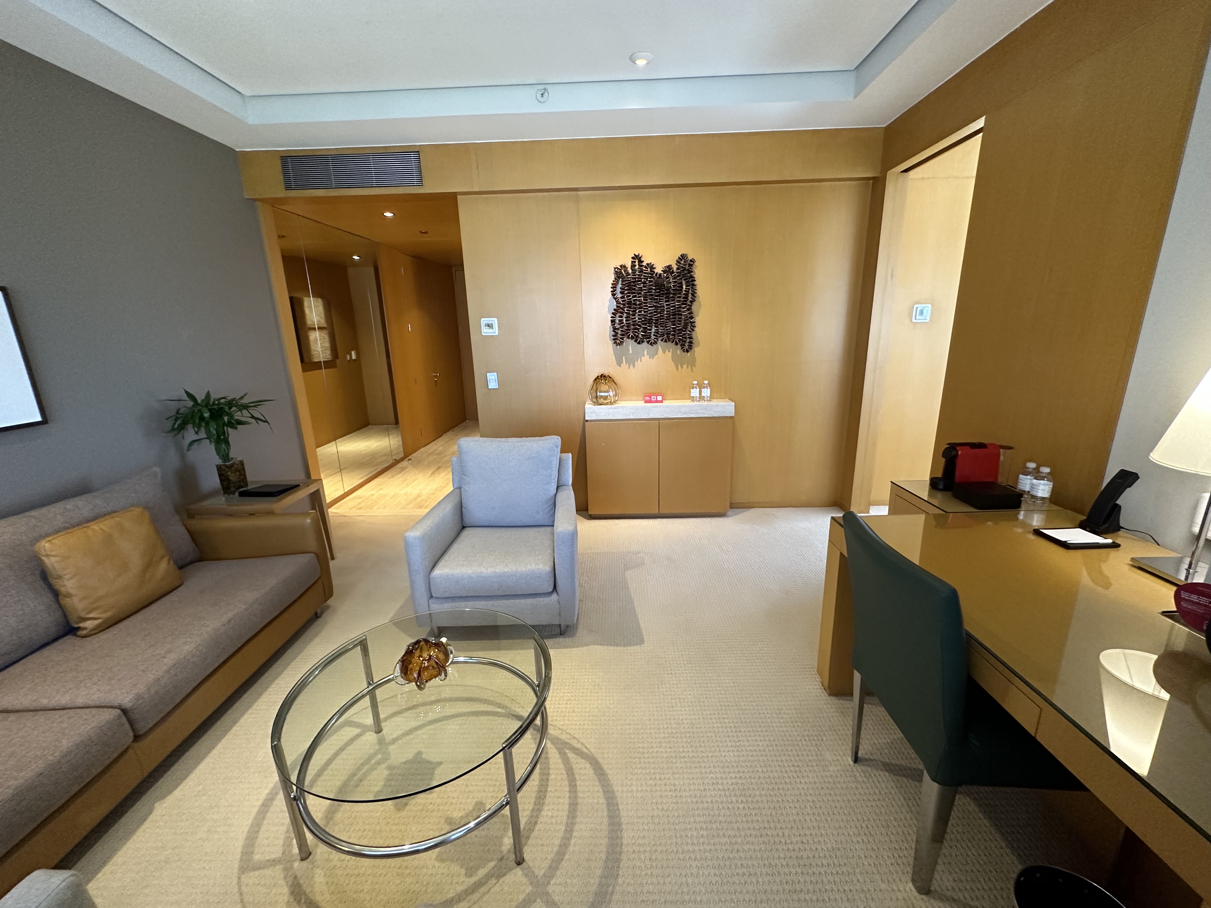 Grand Hyatt Sao Paulo suite living room view