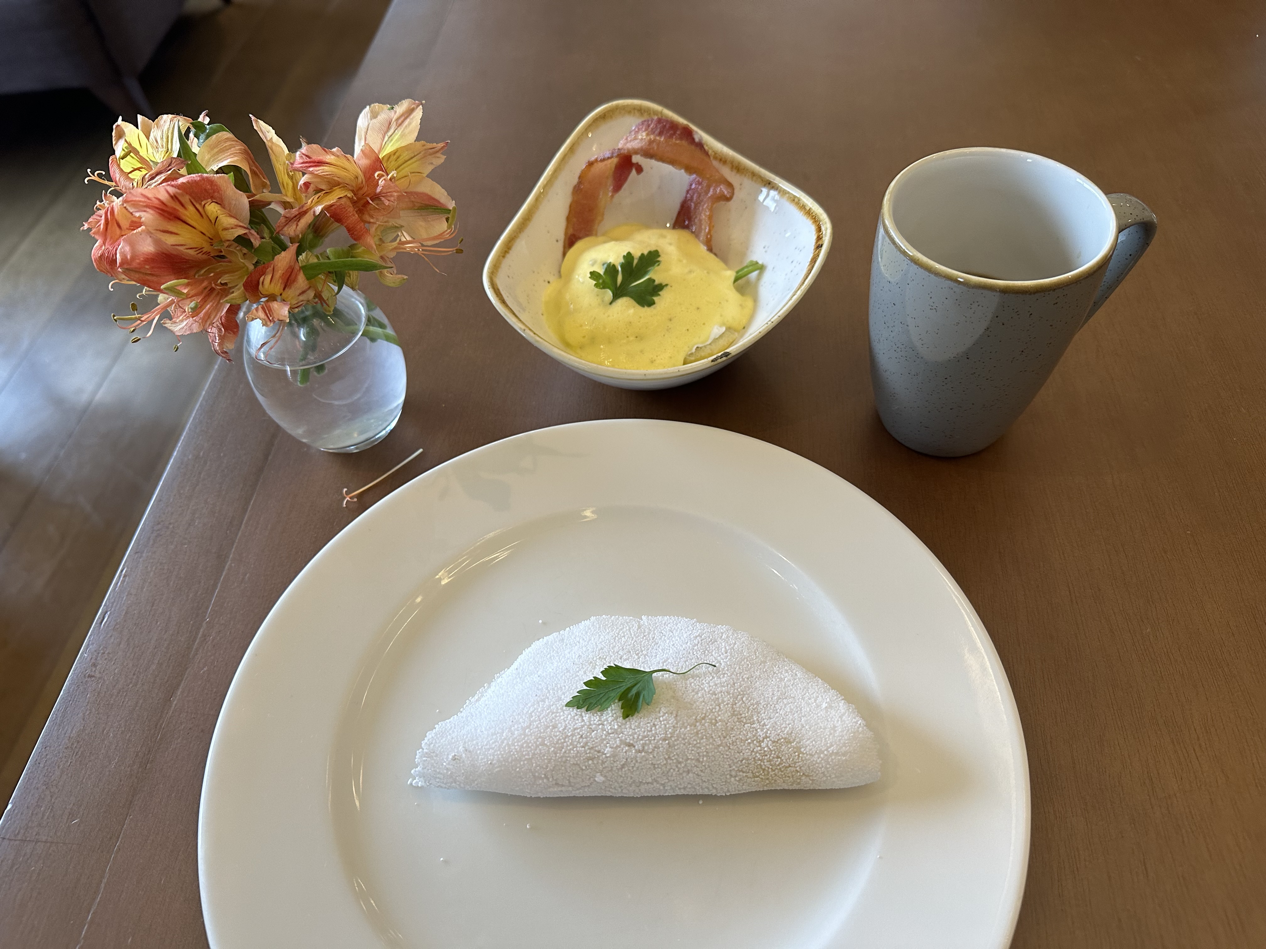 Grand Hyatt Sao Paulo tapioca eggs benedict