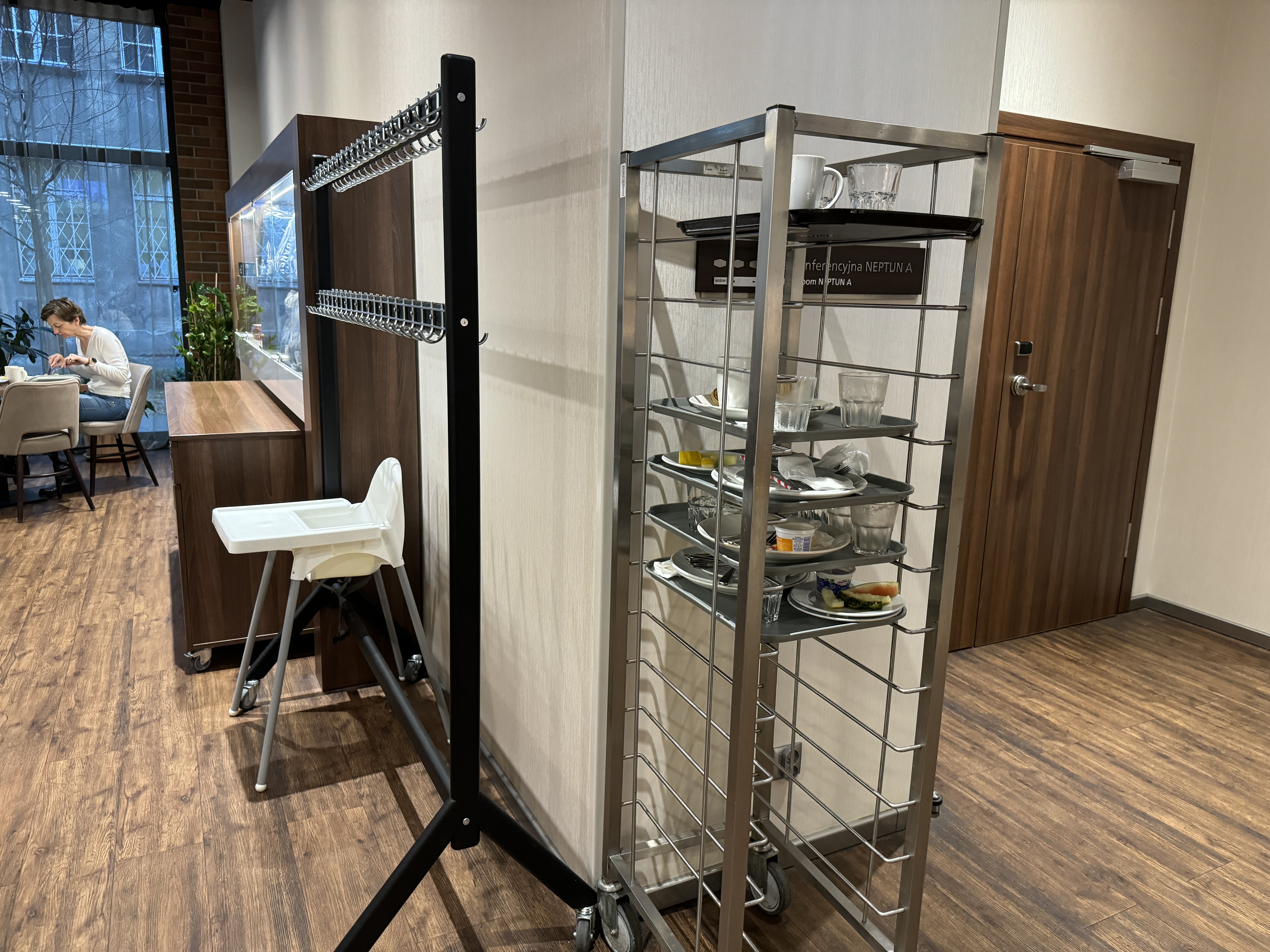 Hampton by Hilton Gdansk Old Town breakfast tray return Hampton by Hilton Gdansk Old Town breakfast tray return