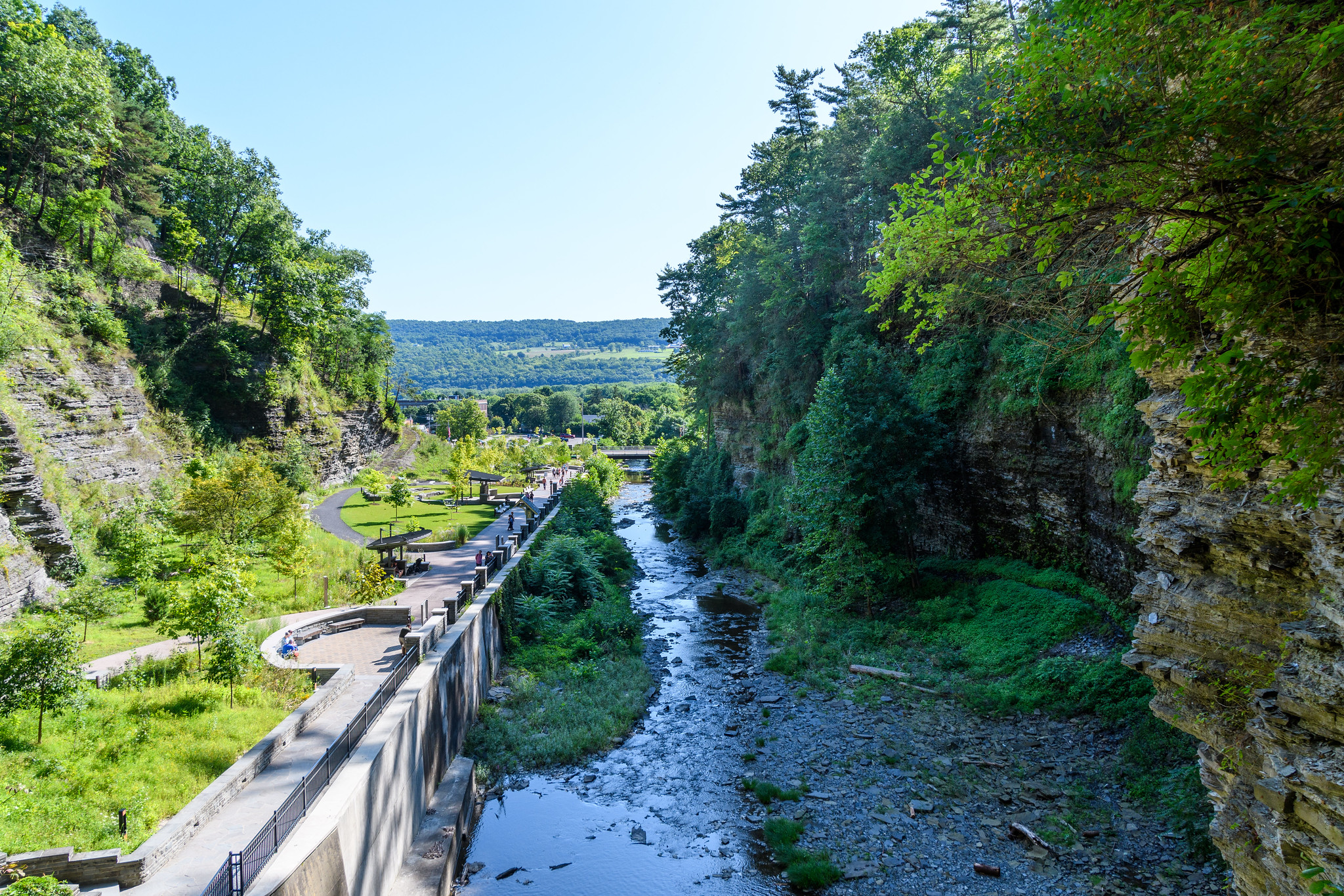 Hiking Watkins Glen State Park