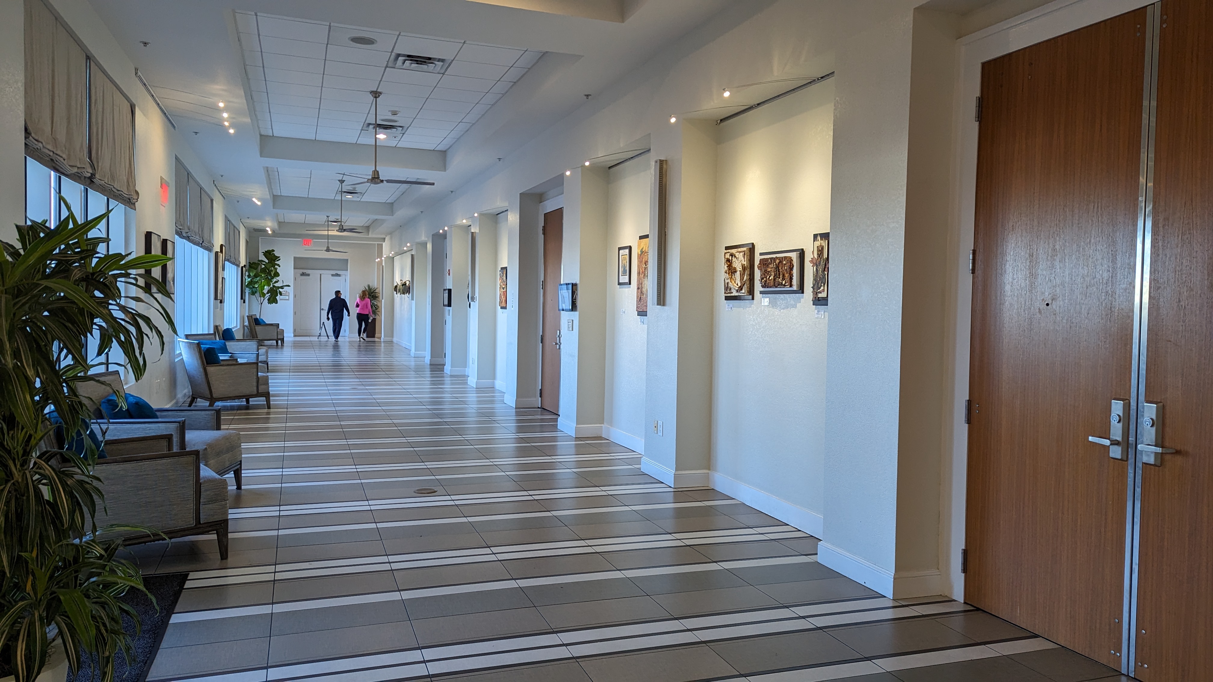 Hilton Pensacola Beach amenities conference center hallway