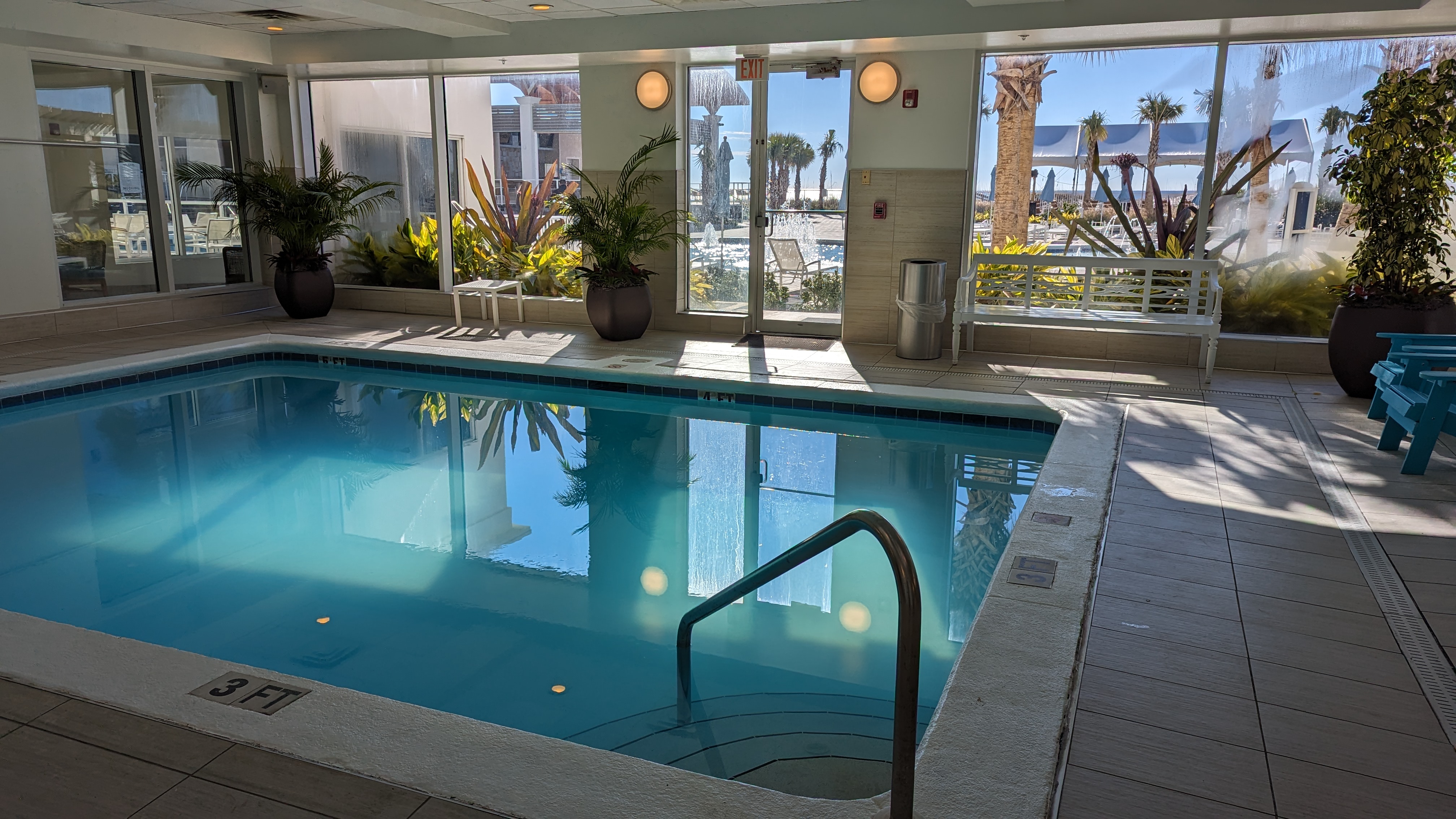 Hilton Pensacola Beach amenities pool indoor pool
