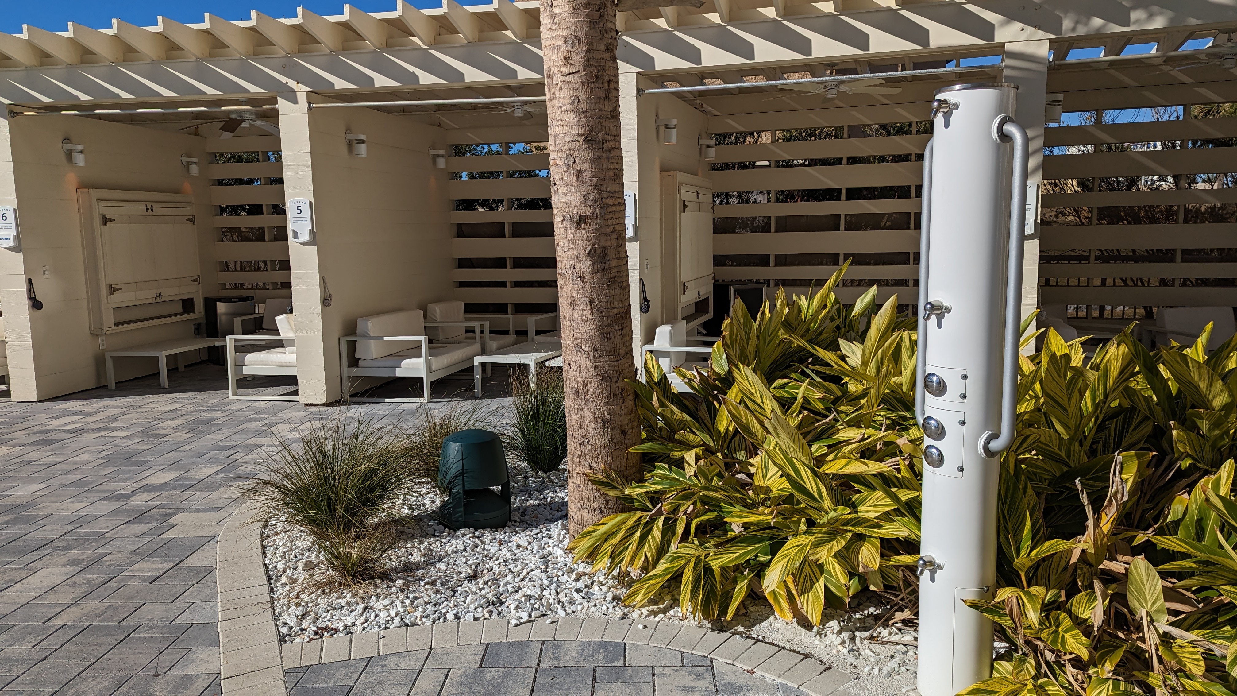 Hilton Pensacola Beach amenities pool shower