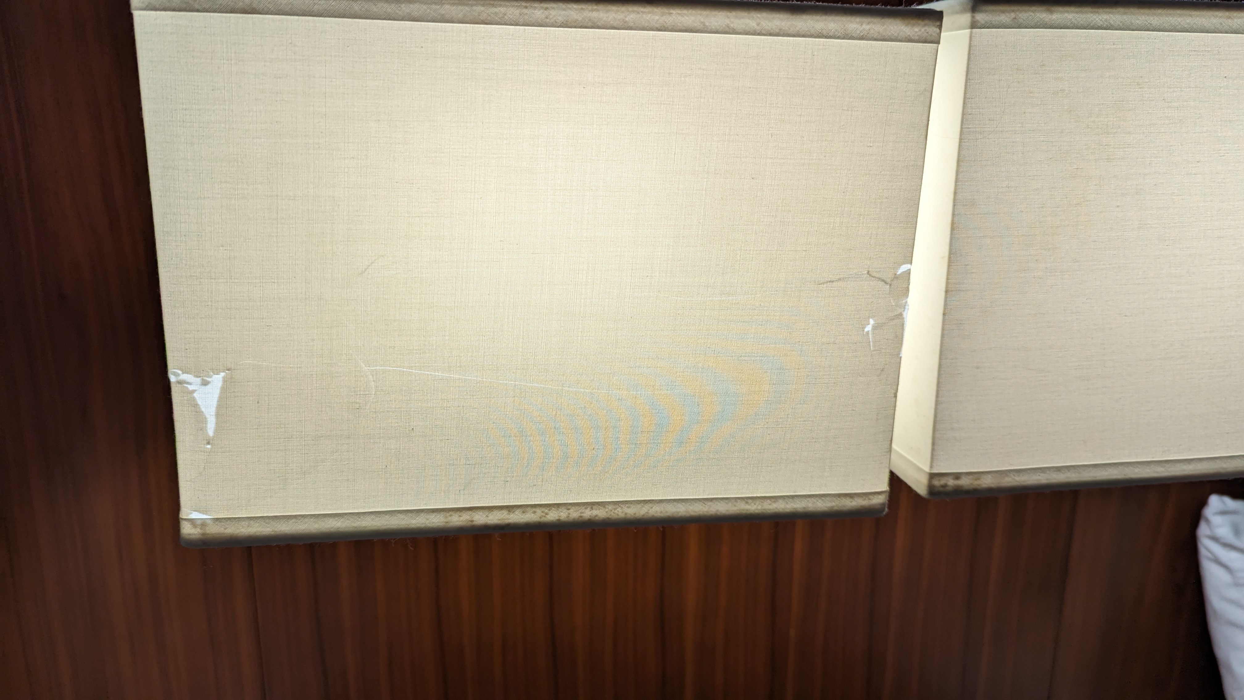 Hilton Pensacola Beach guestroom lampshade