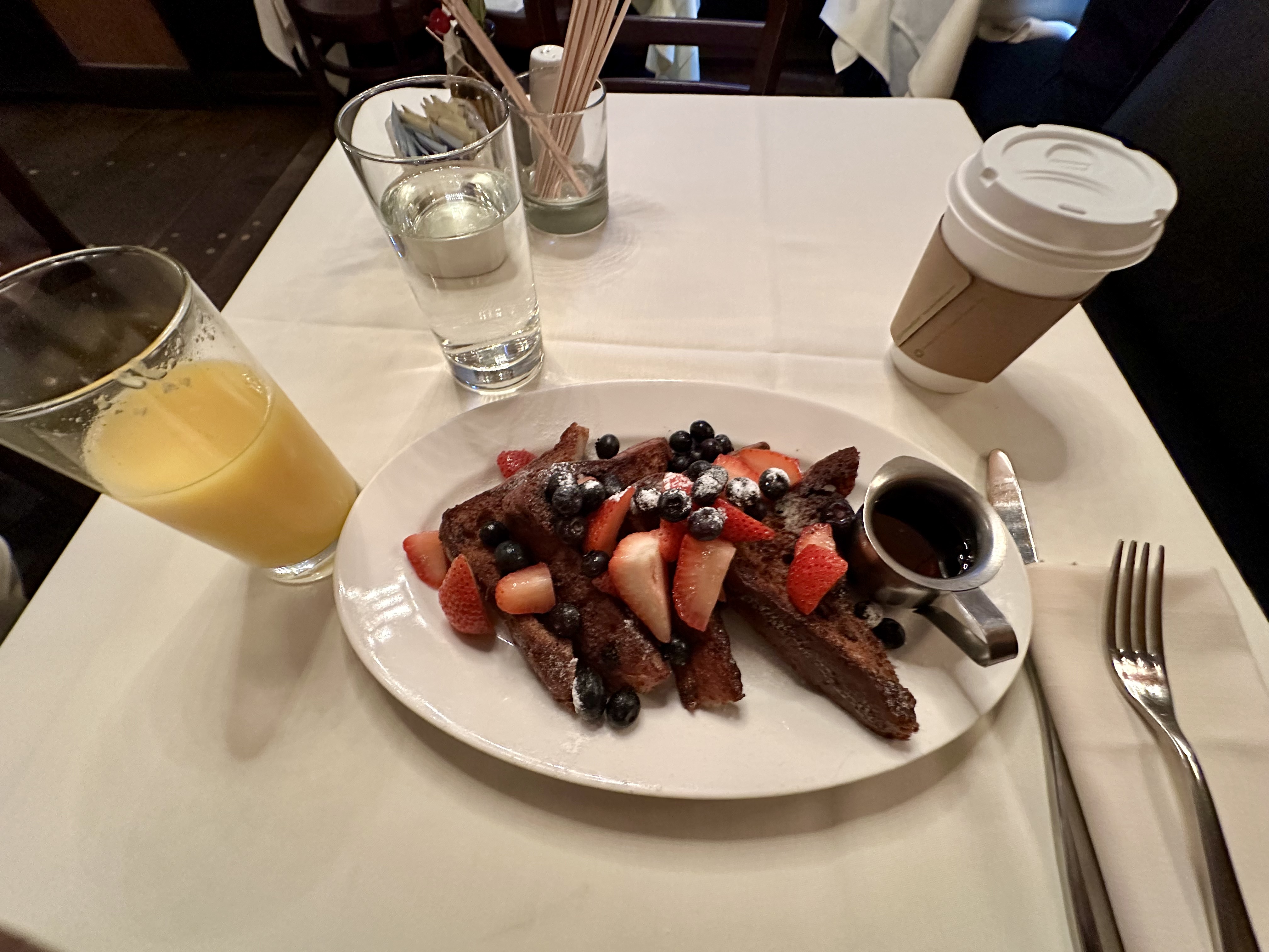 French toast breakfast at Felice French toast breakfast at Felice
