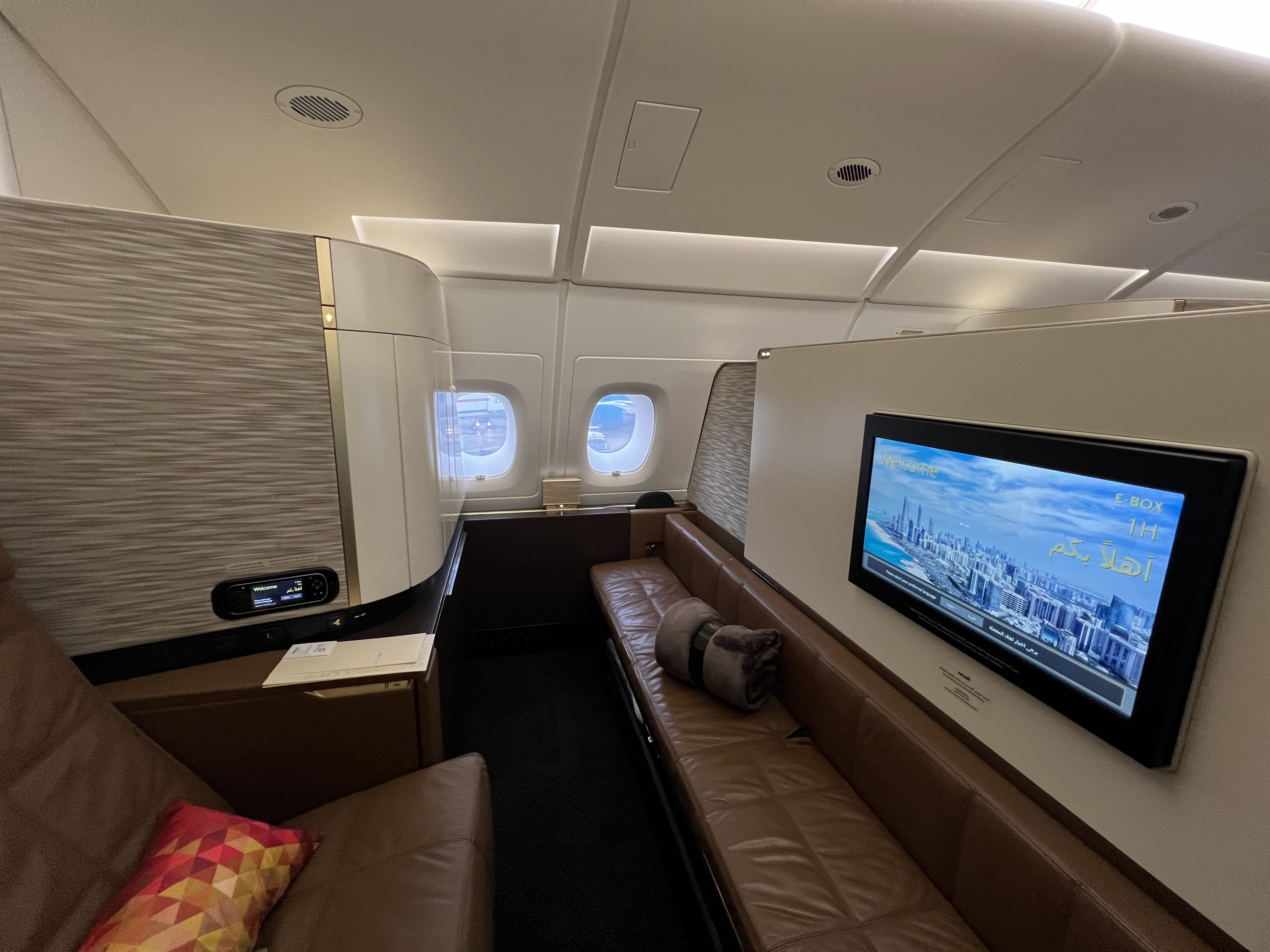 Etihad First Class Apartment Interior