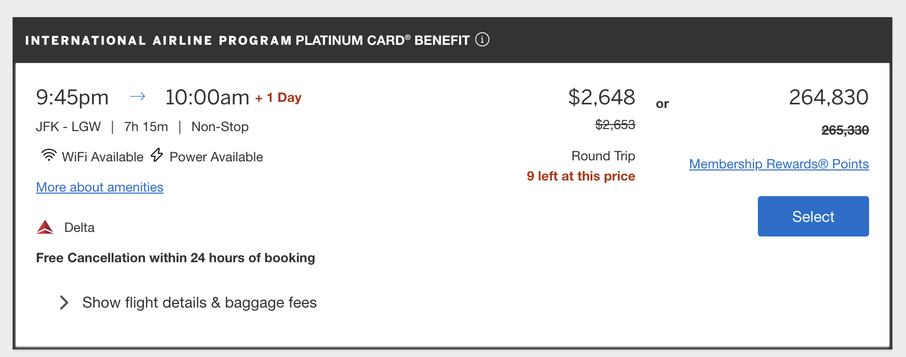JFK LWG DL IAP deal JFK LWG DL IAP deal