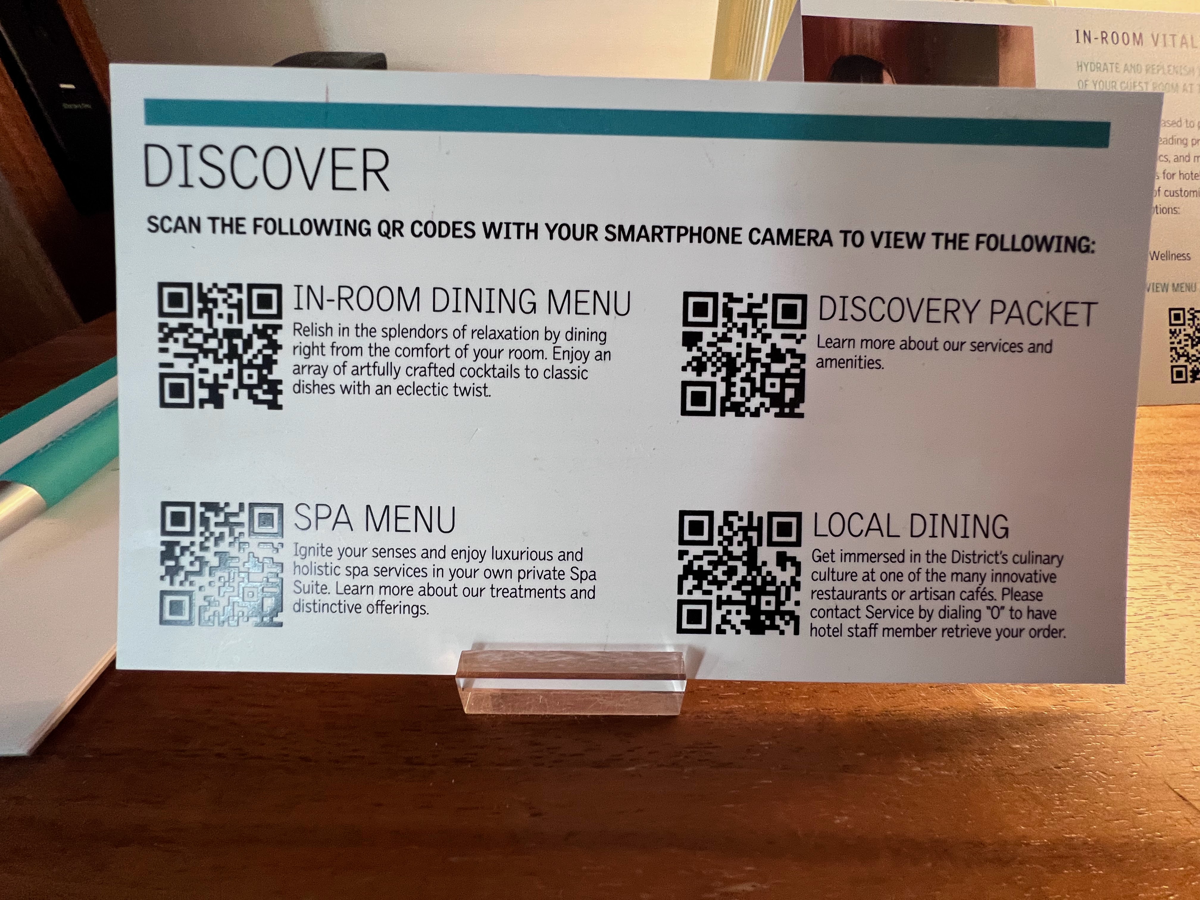 Le Meridien Columbus The Joseph QR code menus