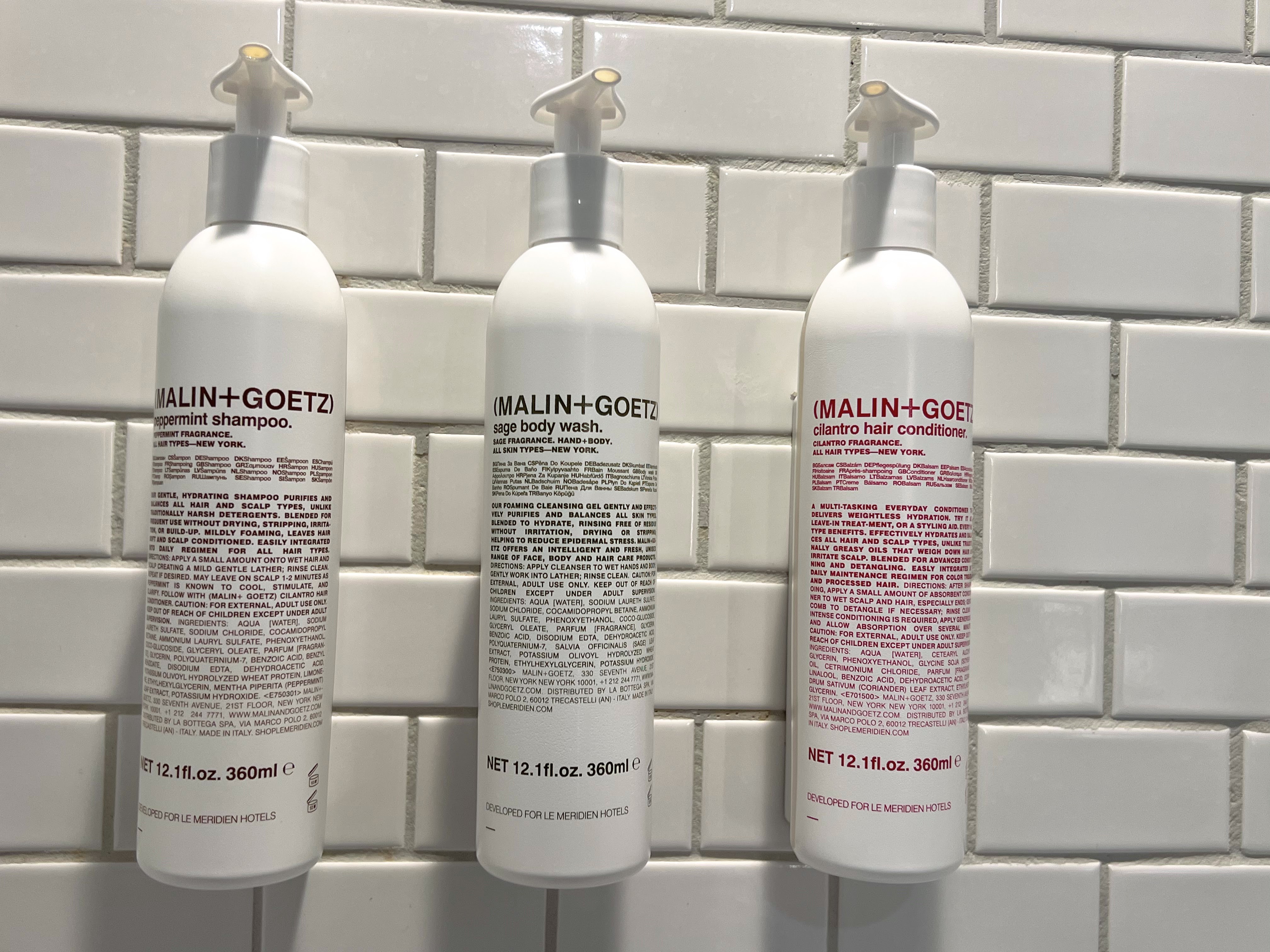 Le Meridien Columbus The Joseph bath products