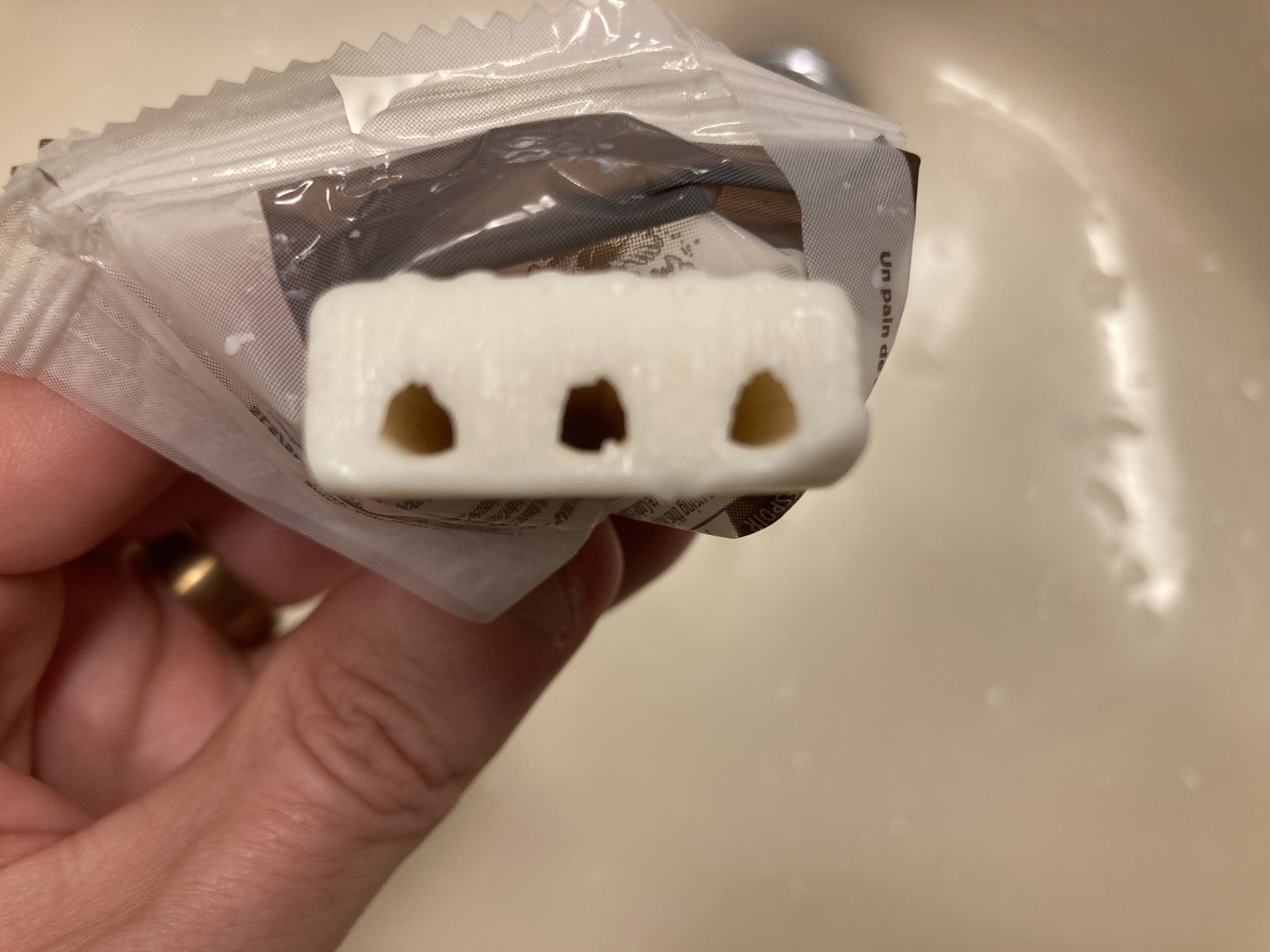Marriotts Grand Chateau Las Vegas 2BR Villa 2nd bathroom soap with holes