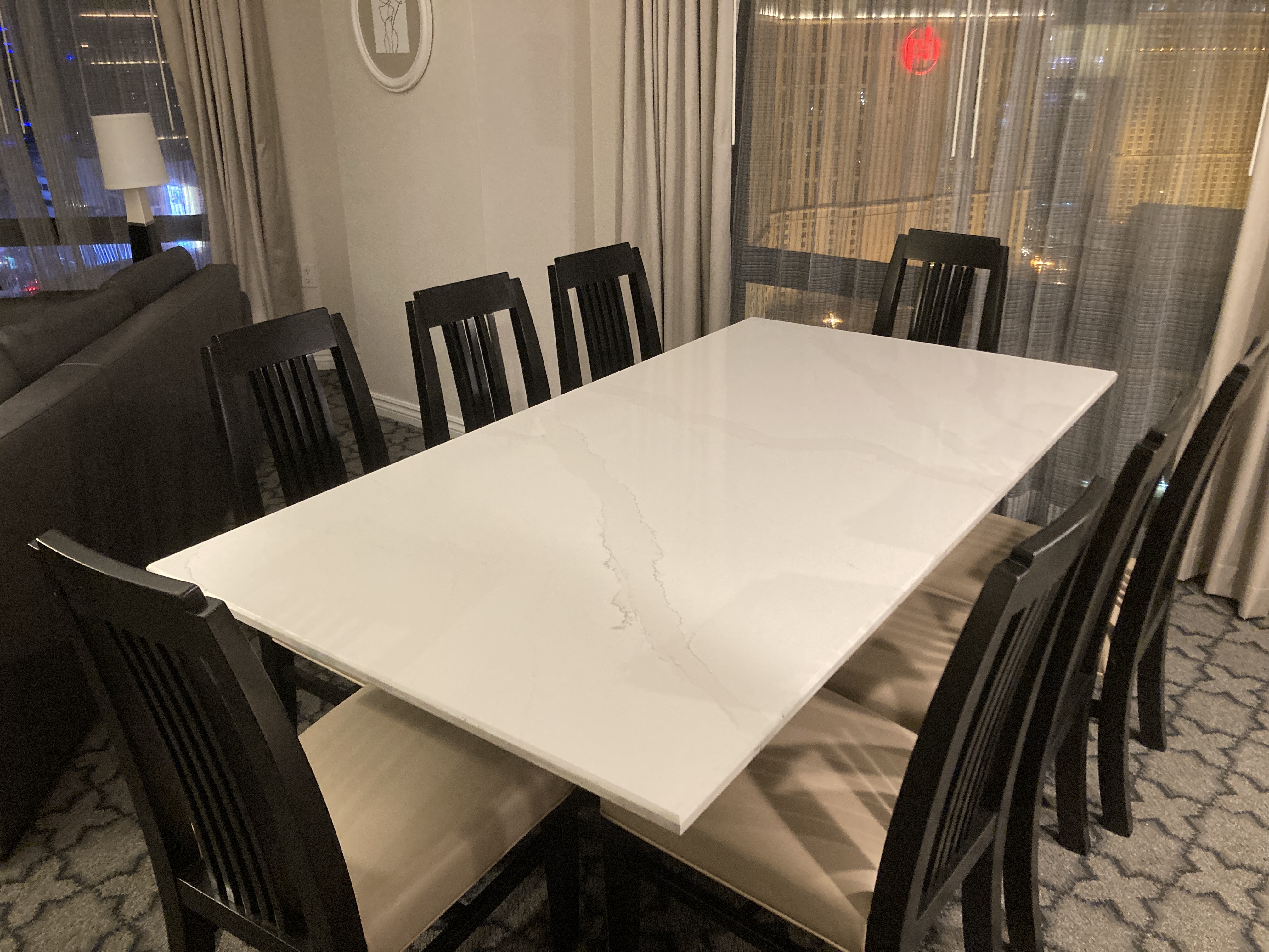 Marriotts Grand Chateau Las Vegas 2BR Villa dining table