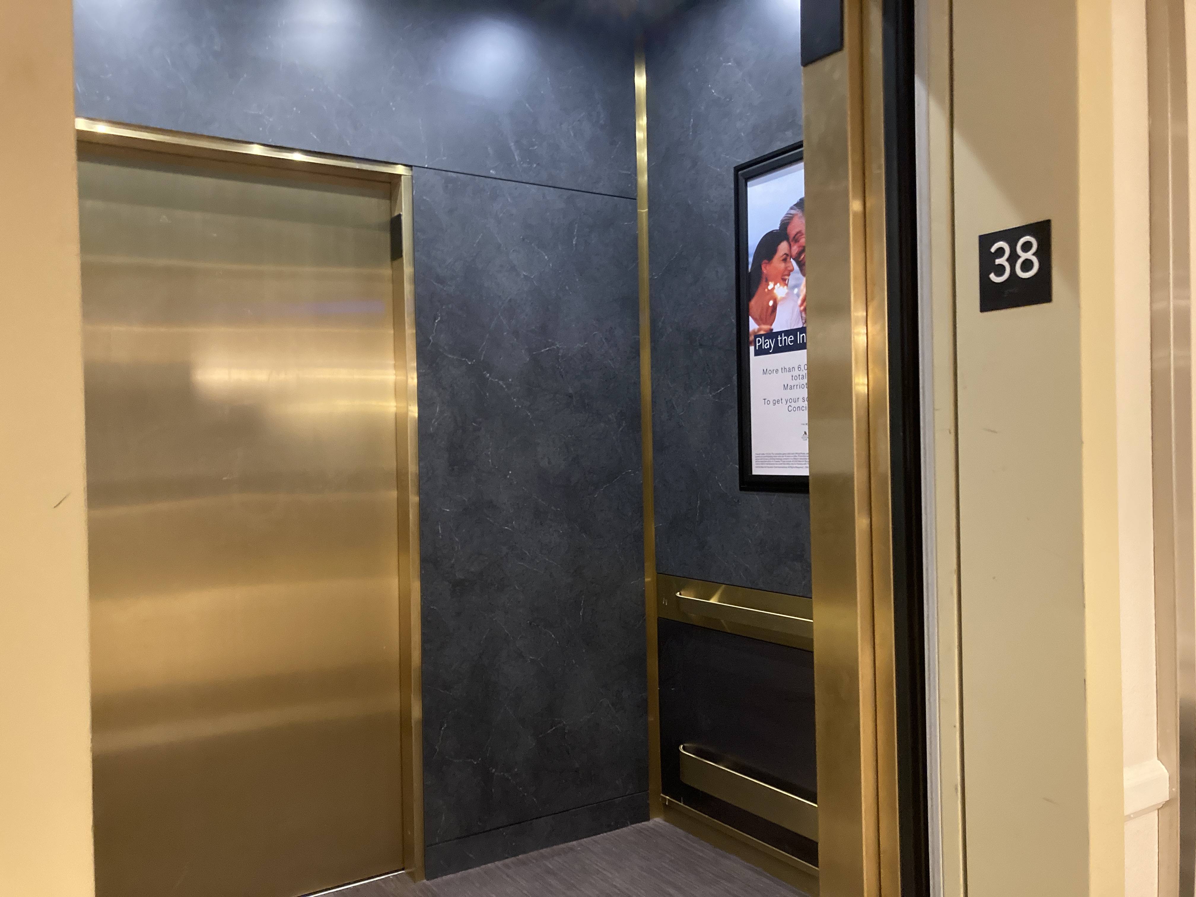 Marriotts Grand Chateau Las Vegas elevator interior