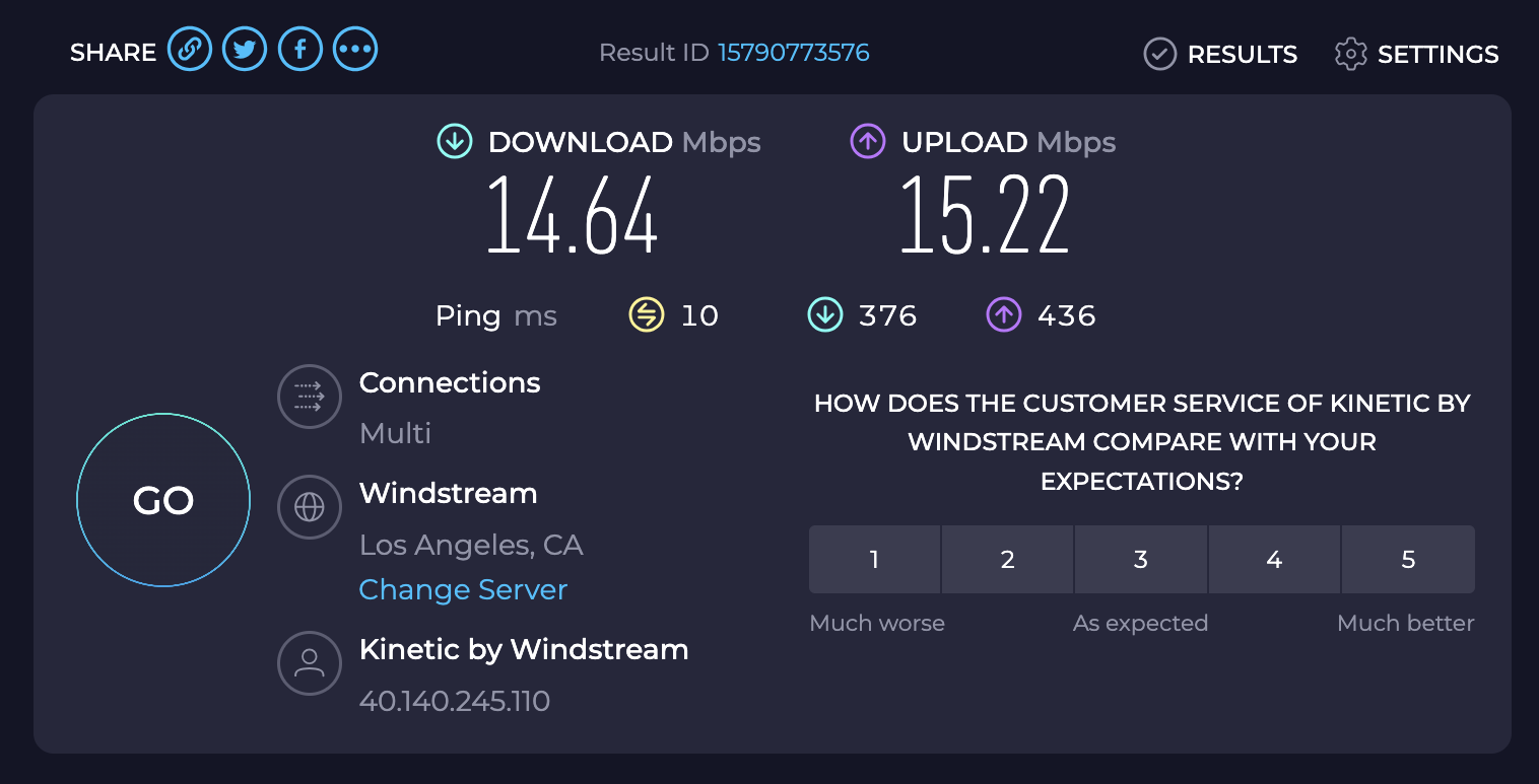 Marriotts Grand Chateau Las Vegas speed test
