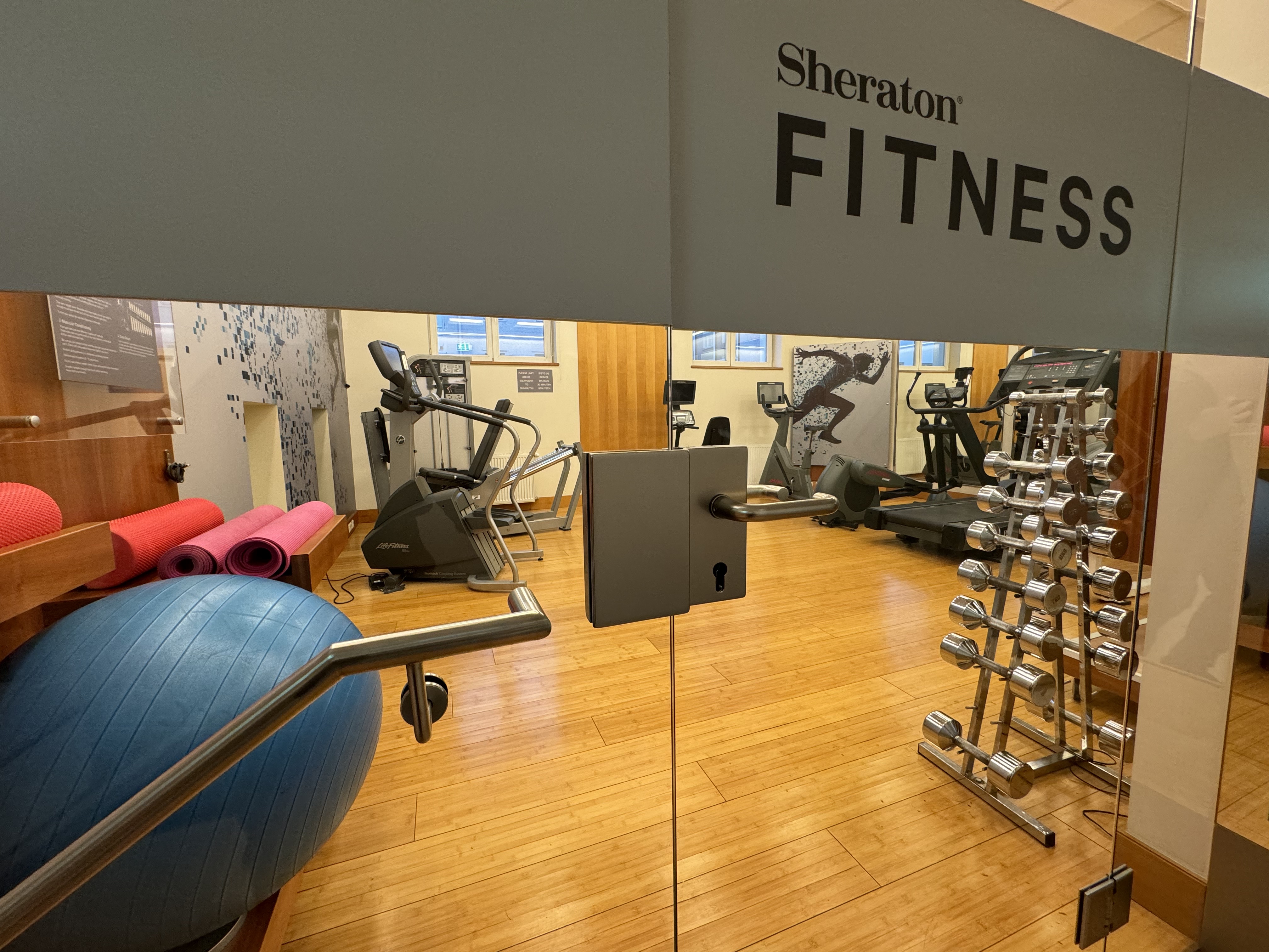 Sheraton Salzburg Fitness Room Door Sheraton Salzburg Fitness Room Door