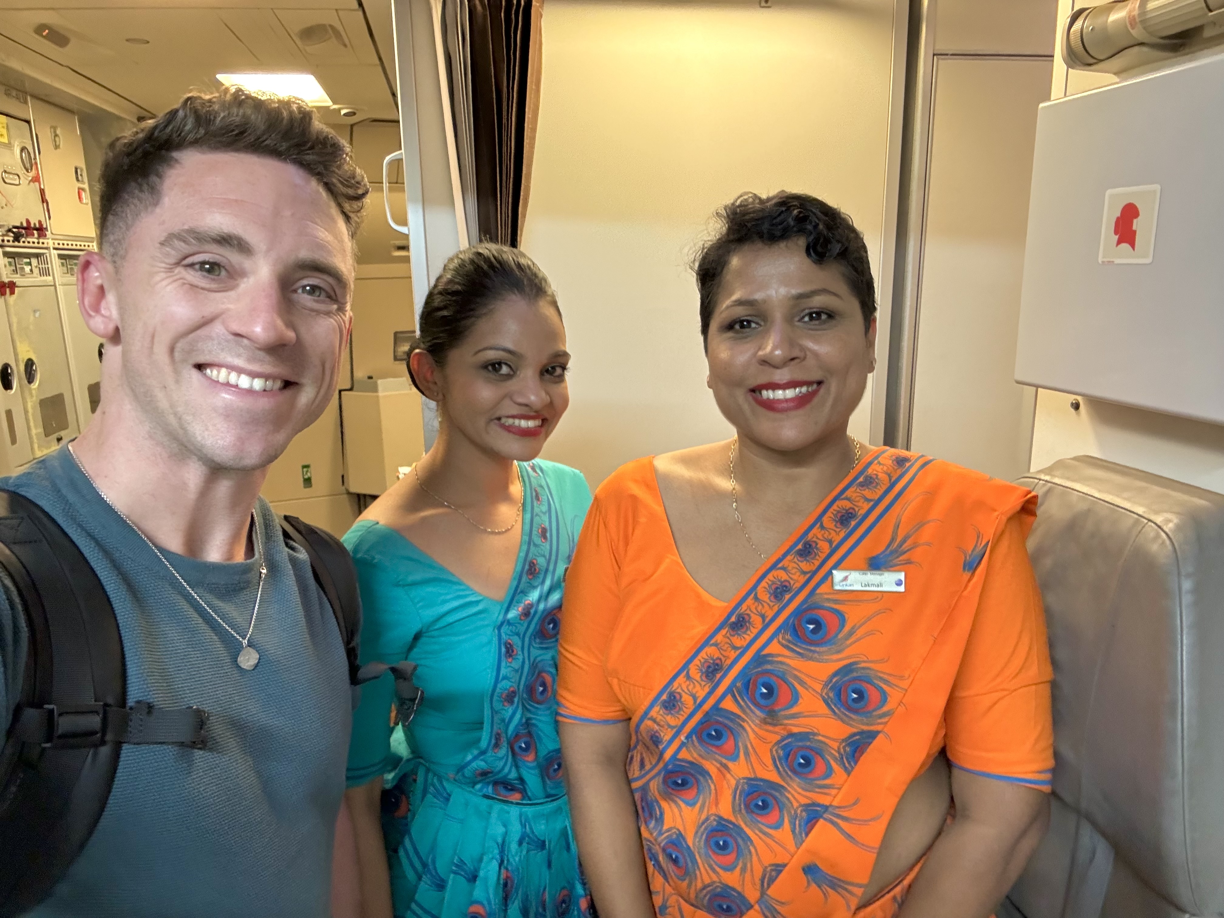Sri Lankan A330 business class crew
