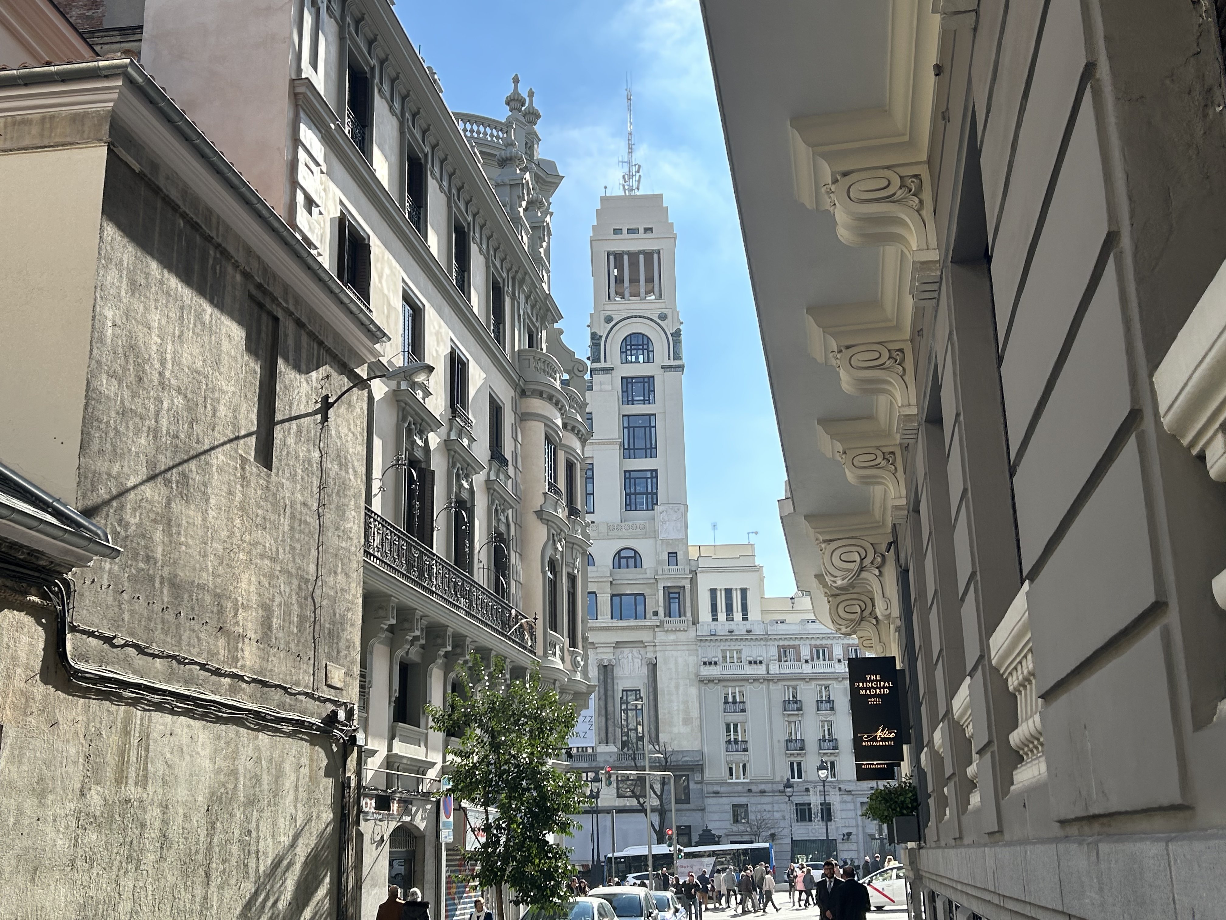 The Principal Madrid Hotel Entrance and street The Principal Madrid Hotel Entrance and street