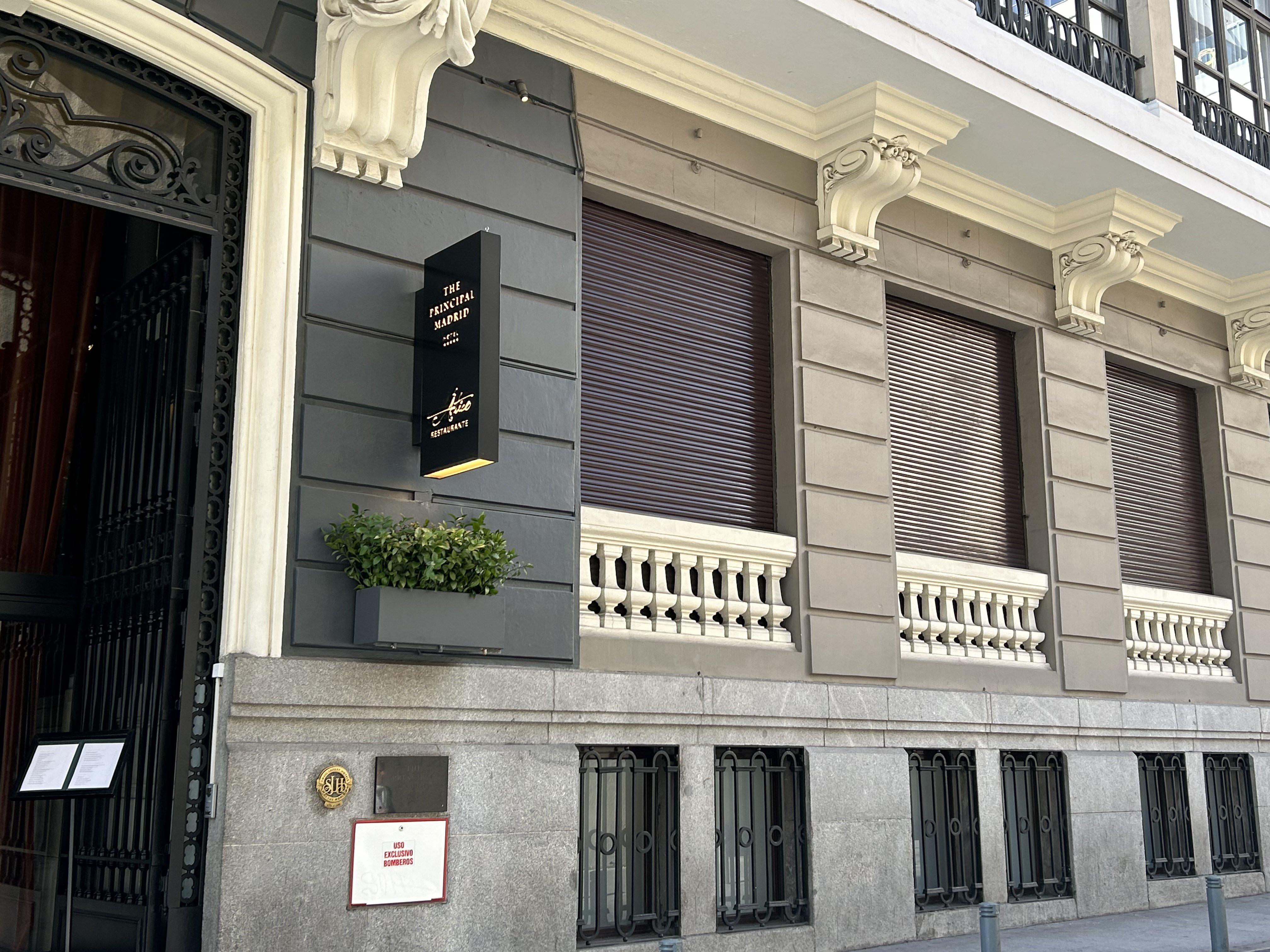 The Principal Madrid Hotel Entrance The Principal Madrid Hotel Entrance