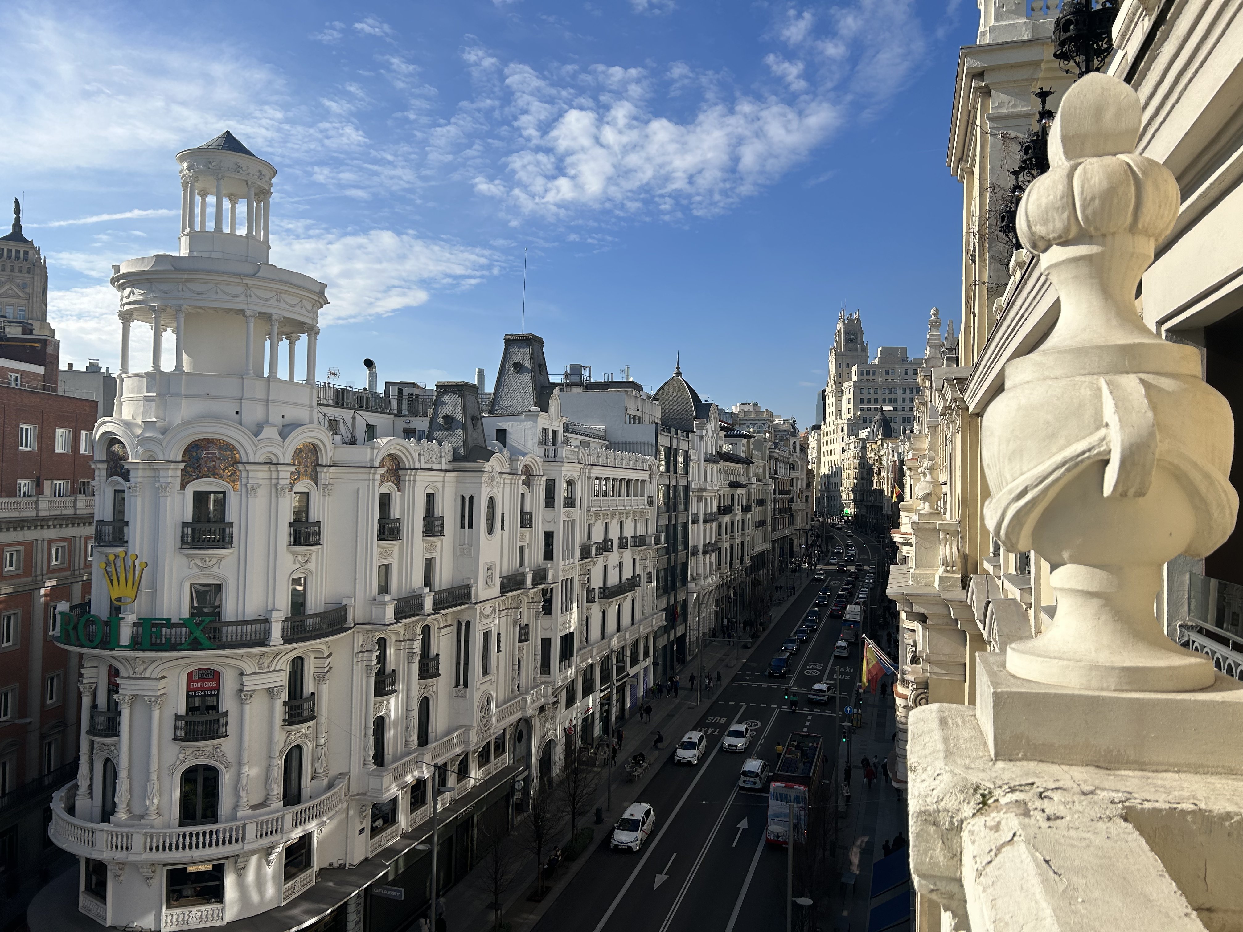 The Principal Madrid Hotel Gran Via view The Principal Madrid Hotel Gran Via view