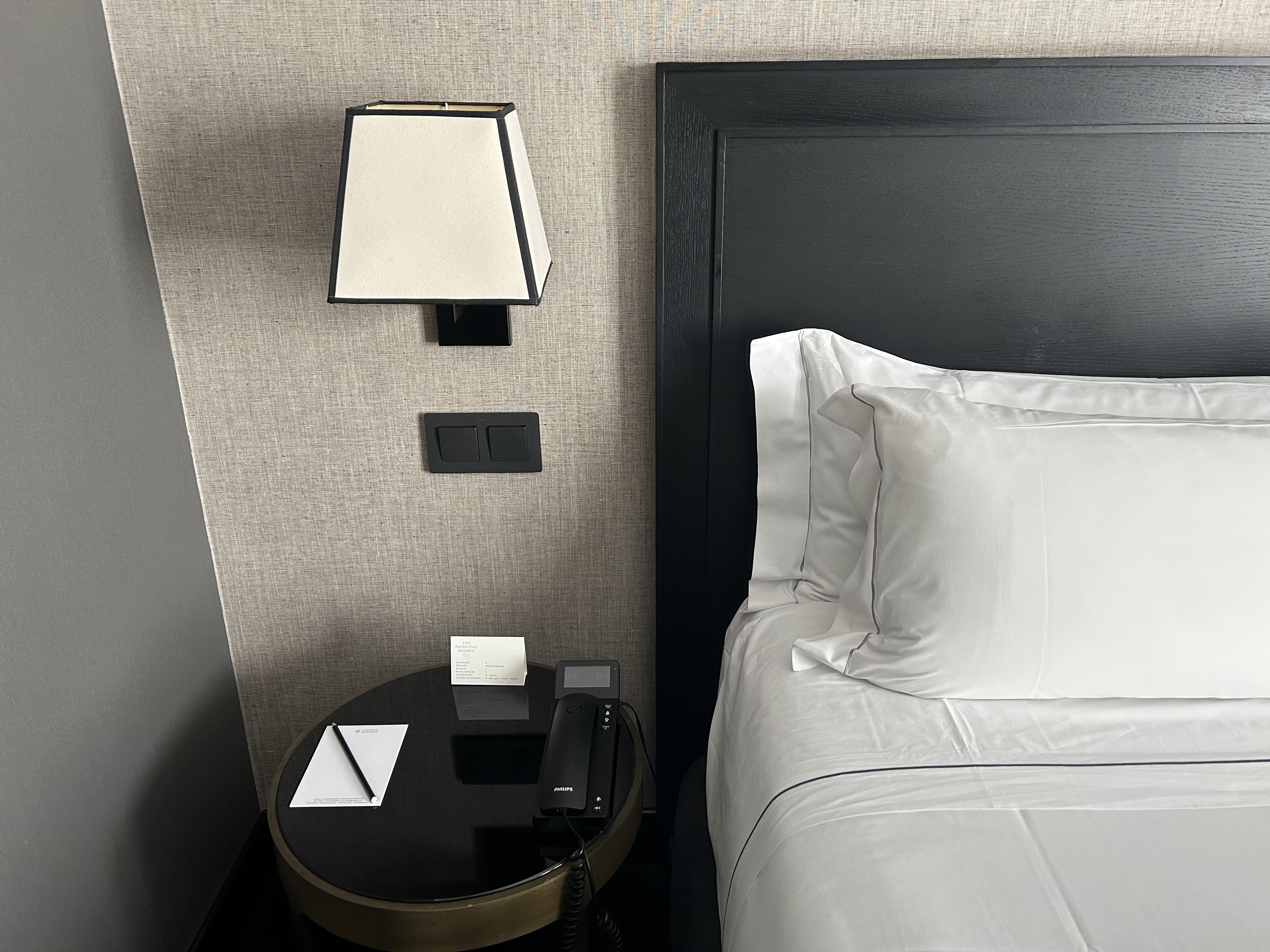 The Principal Madrid Hotel Room Bed The Principal Madrid Hotel Room Bed