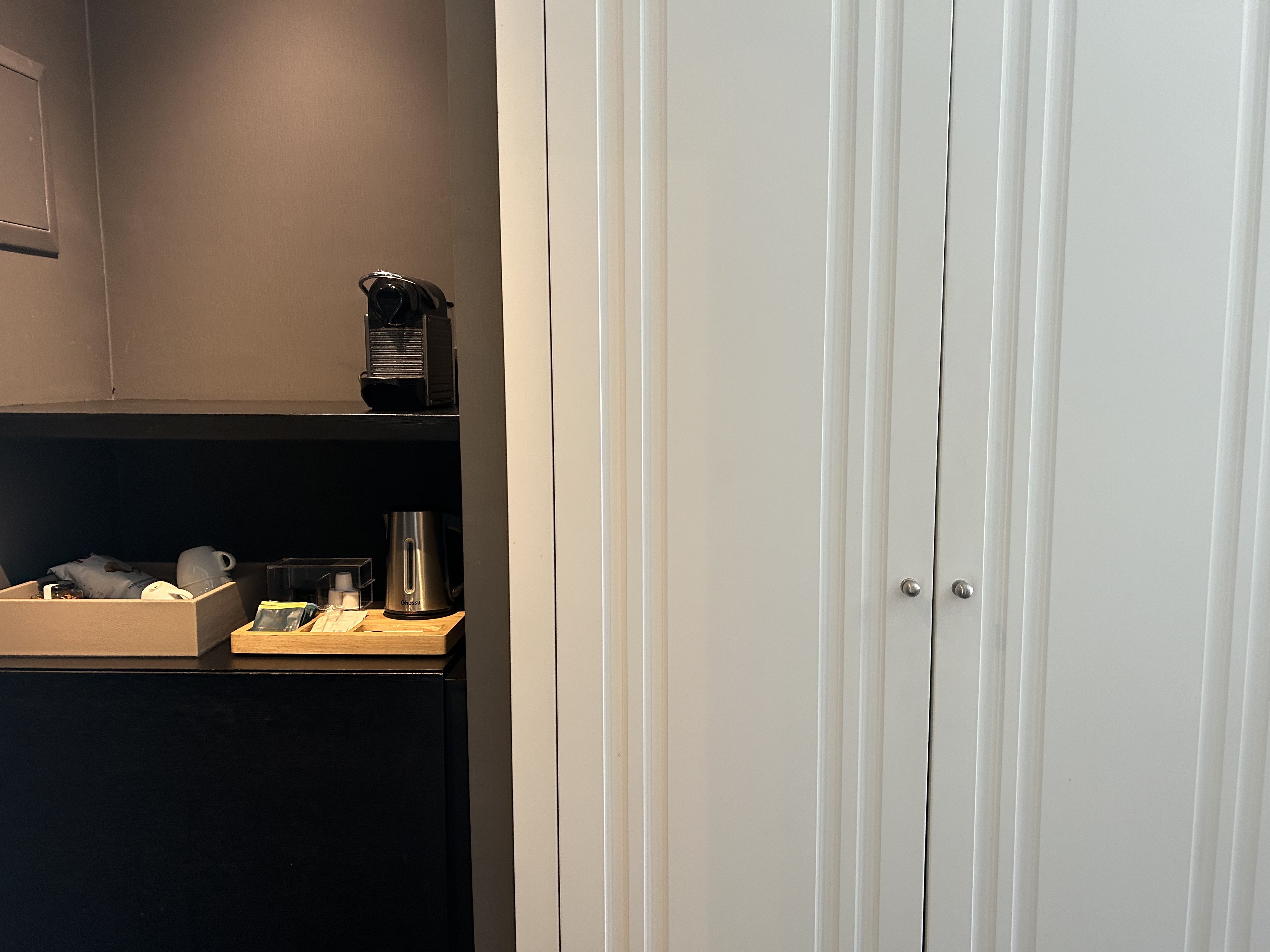 The Principal Madrid Hotel Room Closet Mini Bar The Principal Madrid Hotel Room Closet Mini Bar