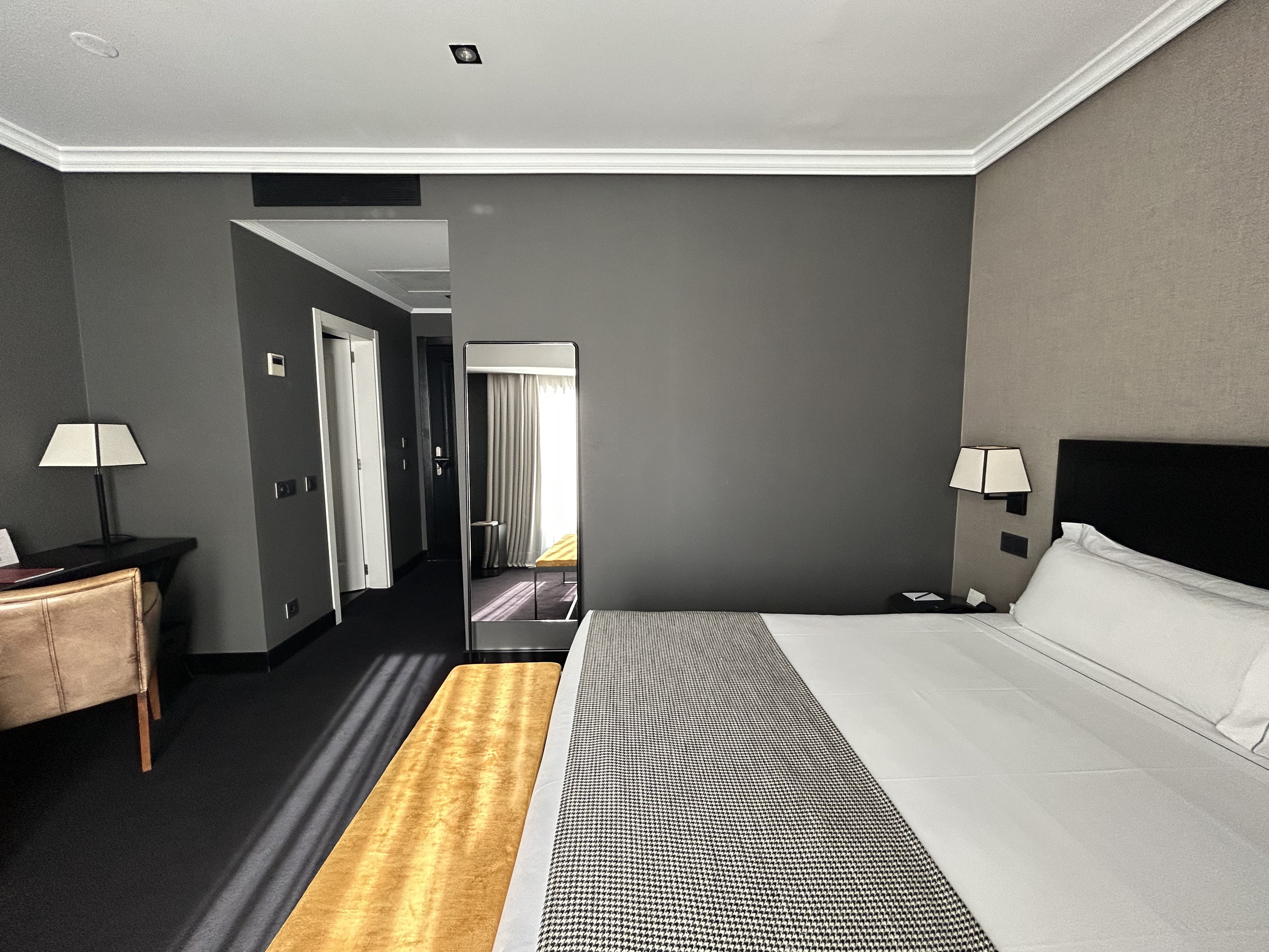 The Principal Madrid Hotel Room and hall The Principal Madrid Hotel Room and hall