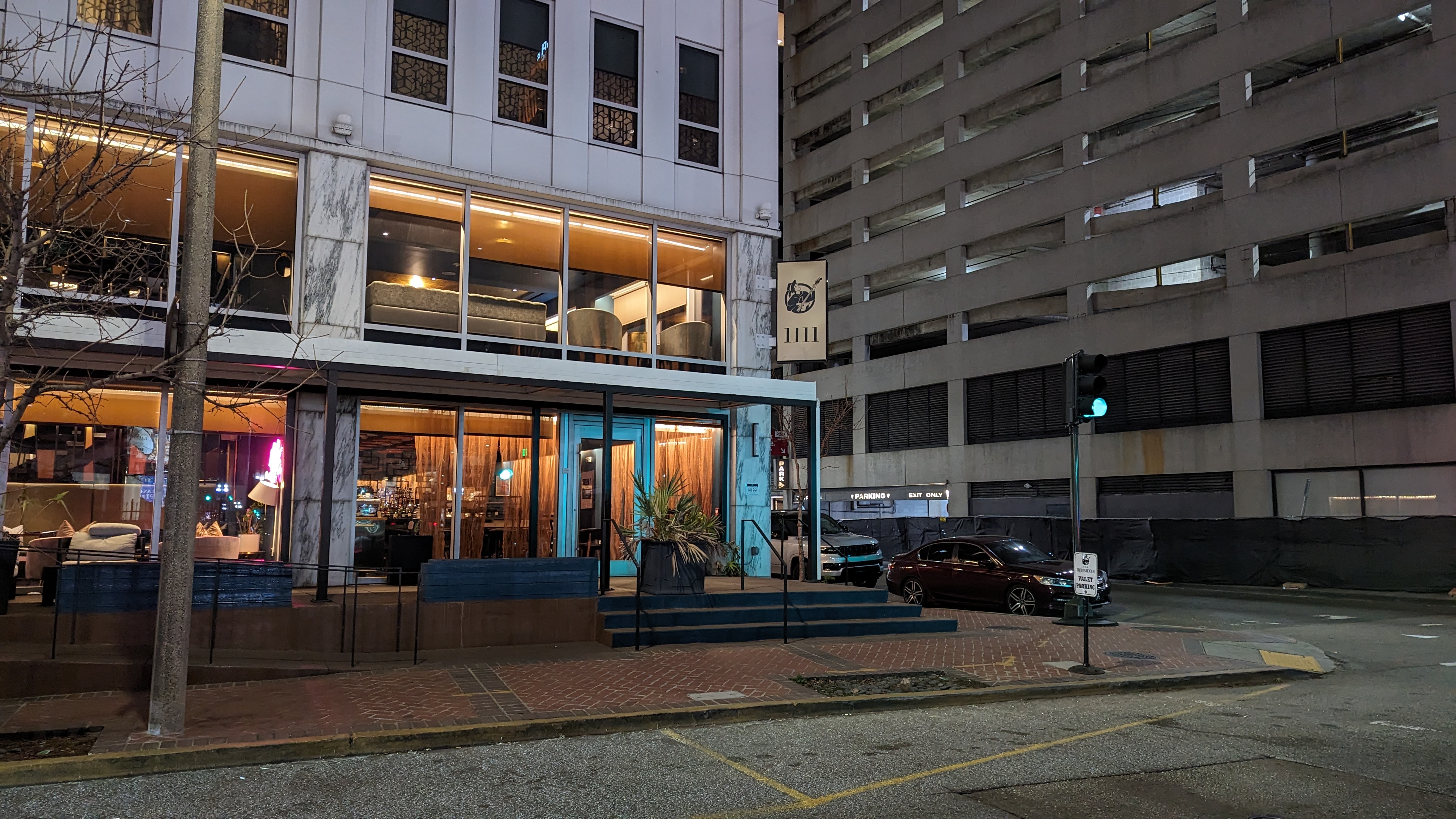 The Troubadour Hotel New Orleans food and beverage The Listening Room restaurant entrance