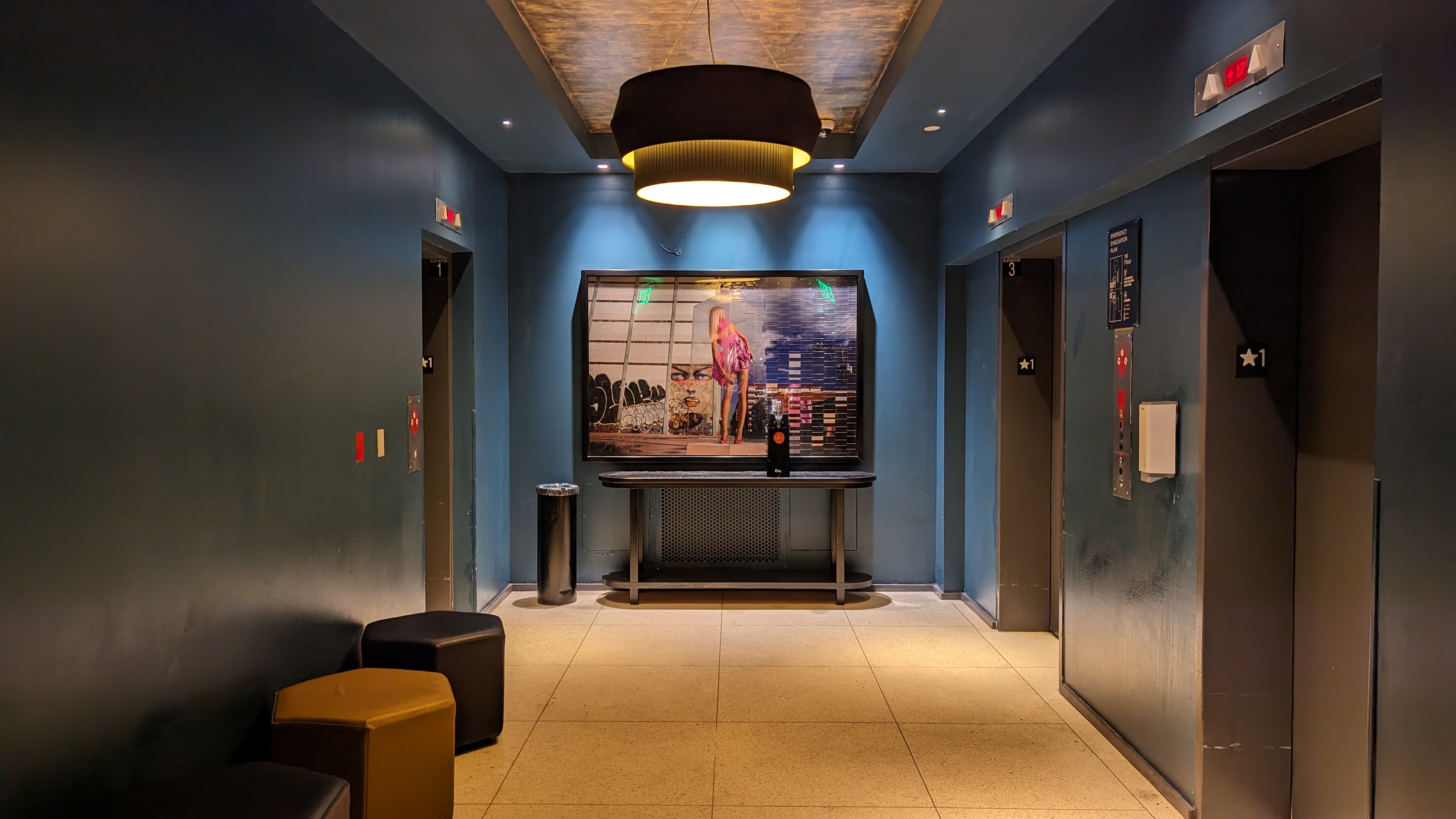 The Troubadour Hotel New Orleans lobby elevators