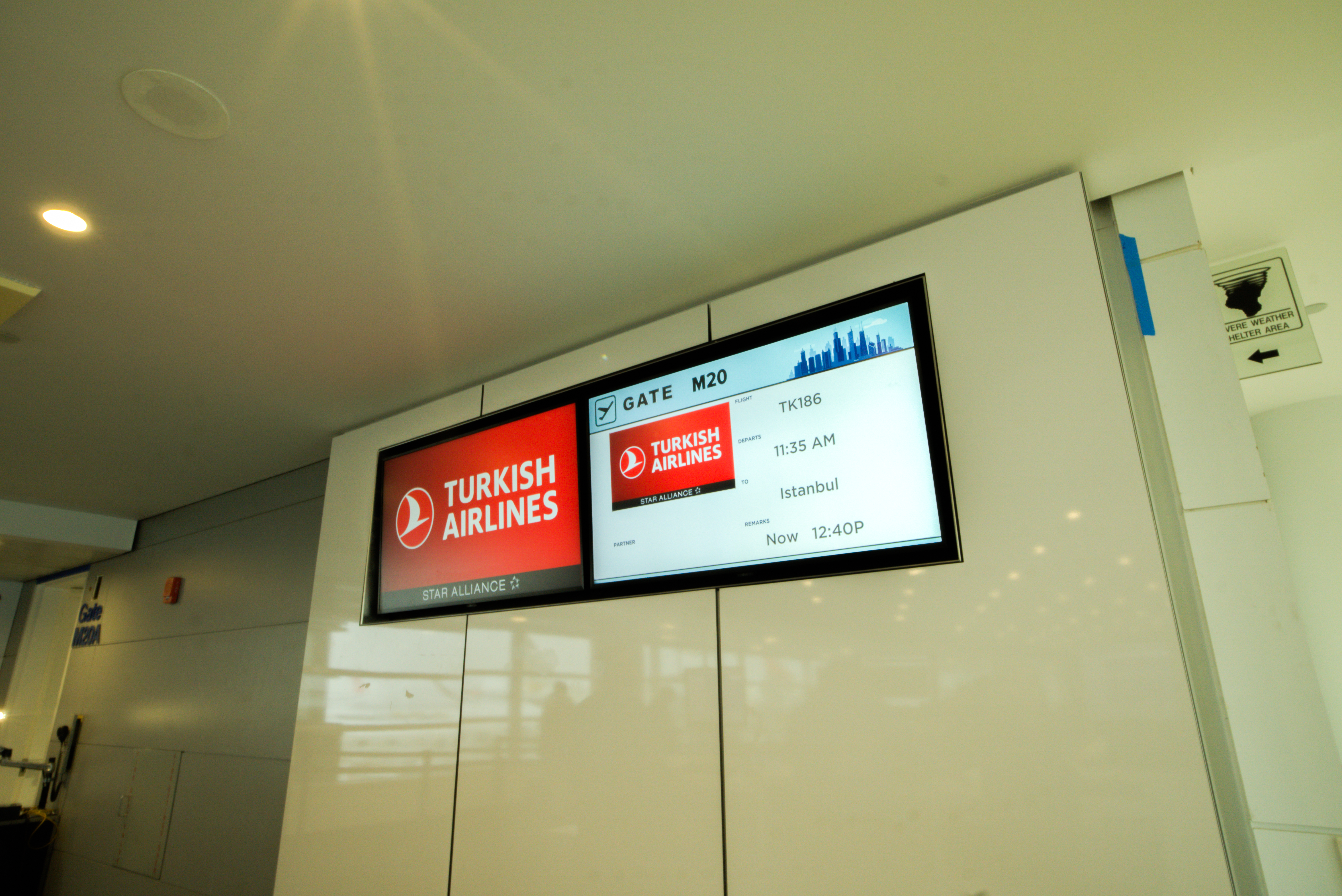 Turkish J A350 2024 boarding sign Turkish J A350 2024 boarding sign