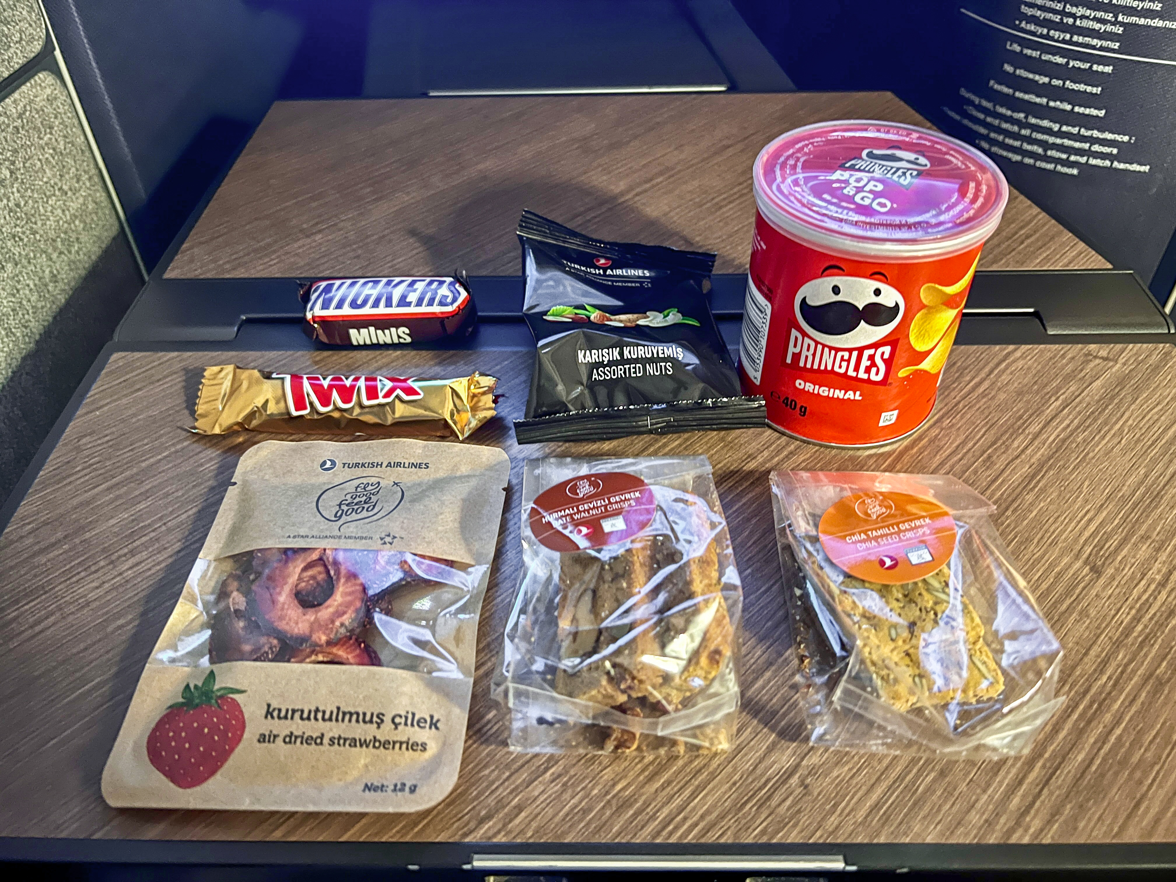 Turkish J A350 2024 snacks Turkish J A350 2024 snacks