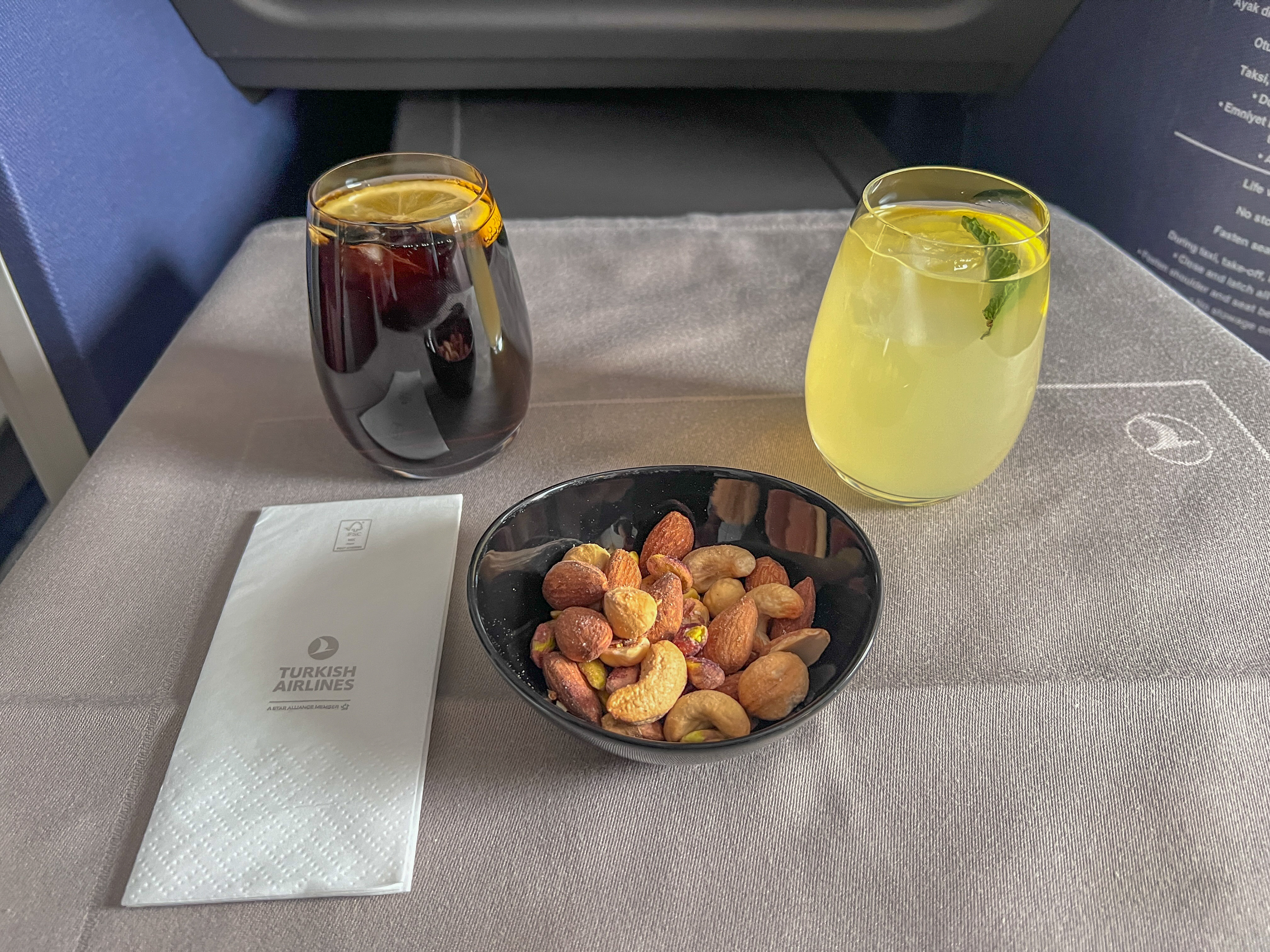 Turkish J A350 2024 welcome snacks Turkish J A350 2024 welcome snacks