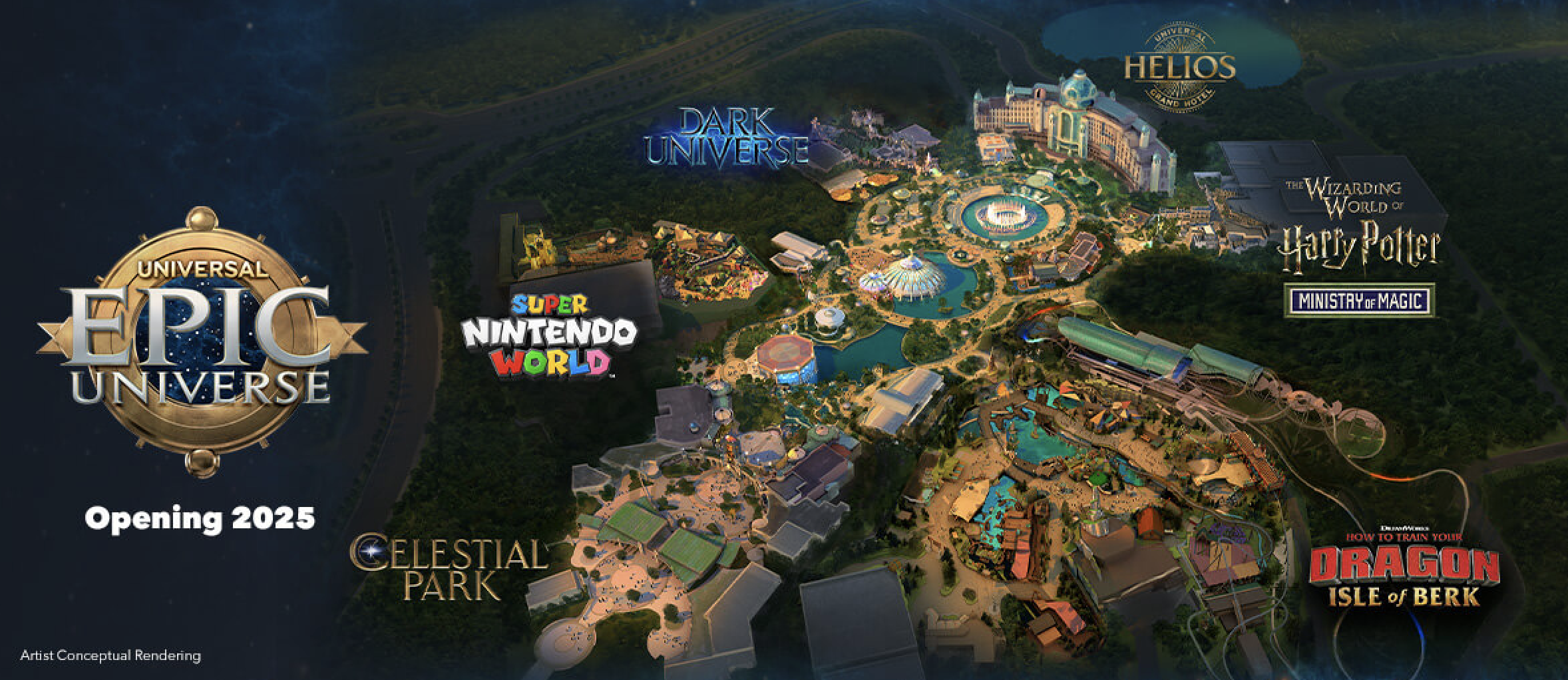 Universal Epic Universe World Map Universal Epic Universe World Map