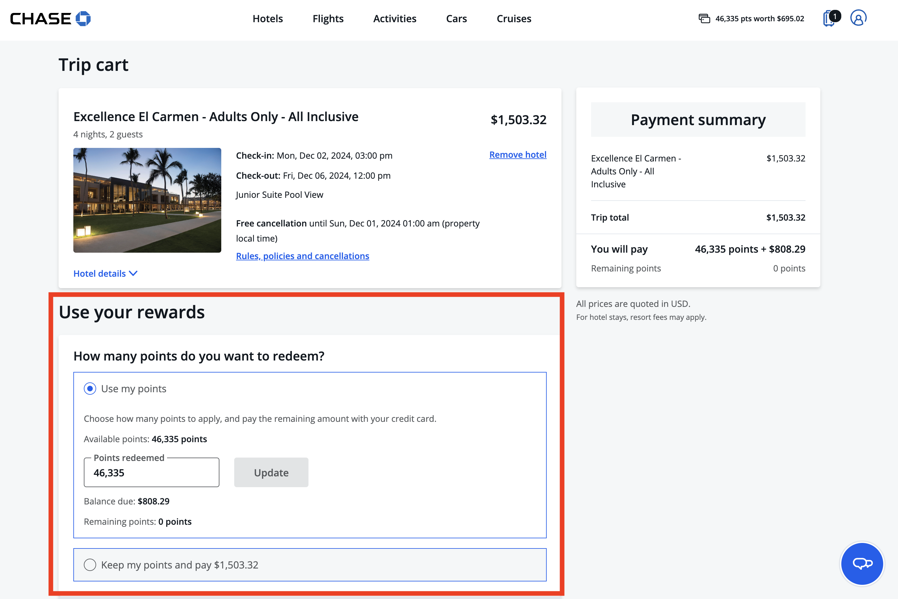 Use Chase Points for Excellence Collection hotels through Chase Travel Use Chase Points for Excellence Collection hotels through Chase Travel
